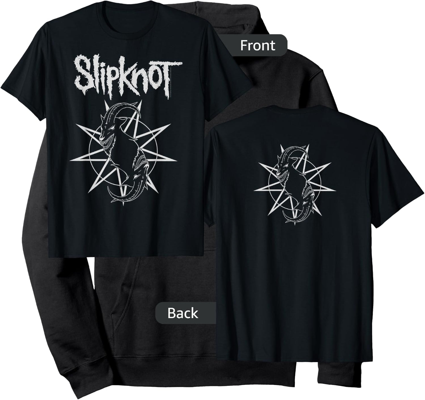 Slipknot Official Goat Star Logo Hoodie - Hoodie | Black