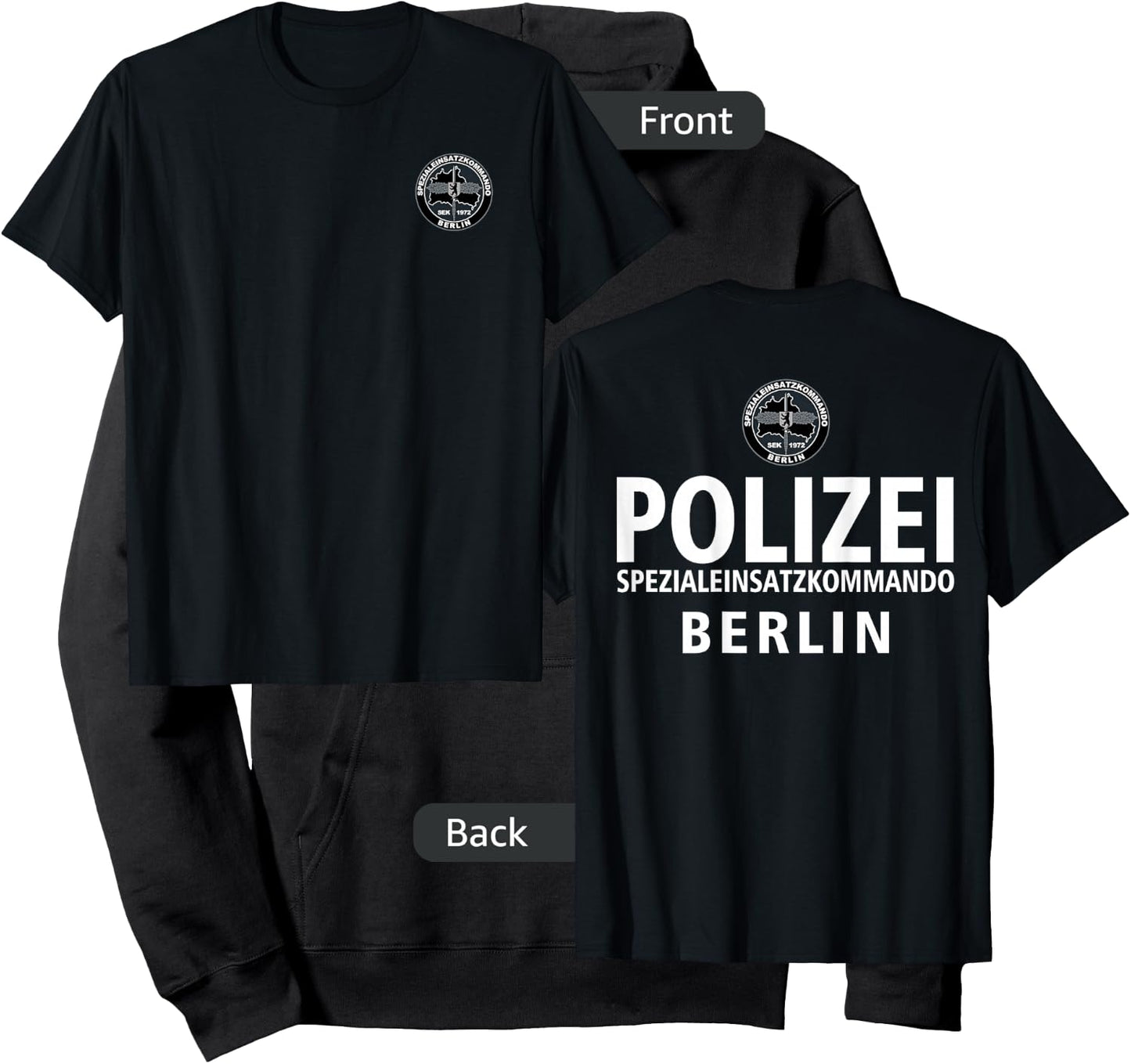 Germany Berlin SWAT Police SEK Spezialeinsatzkommando Hoodie - Hoodie | Black