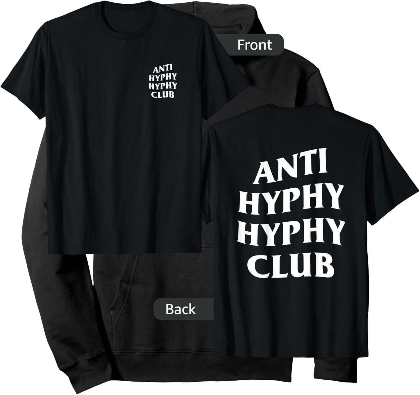 Anti Hyphy Hyphy Club Hoodie - Hoodie | Black