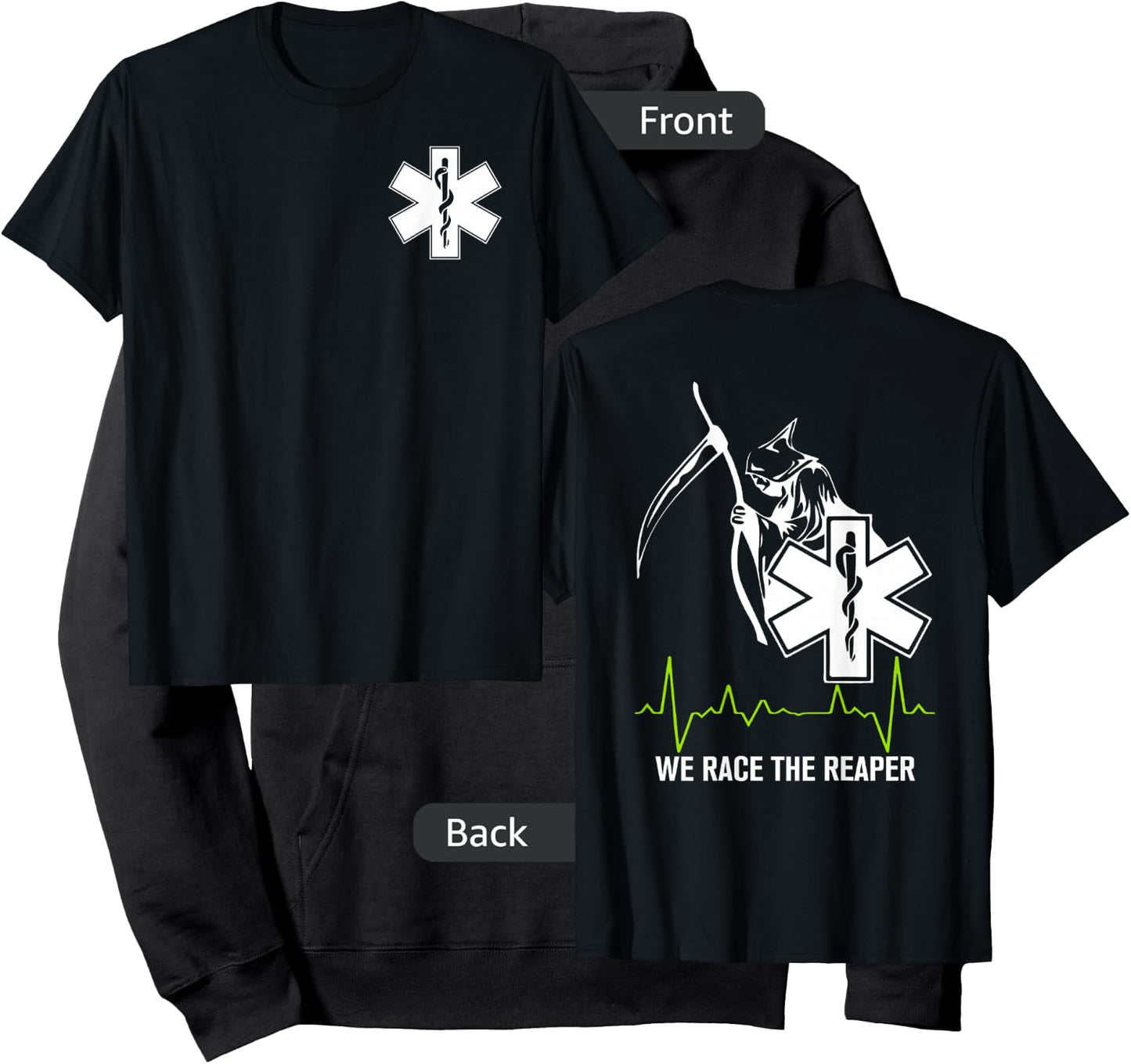 EMS - We Race The Reaper Hoodie - Hoodie | Black