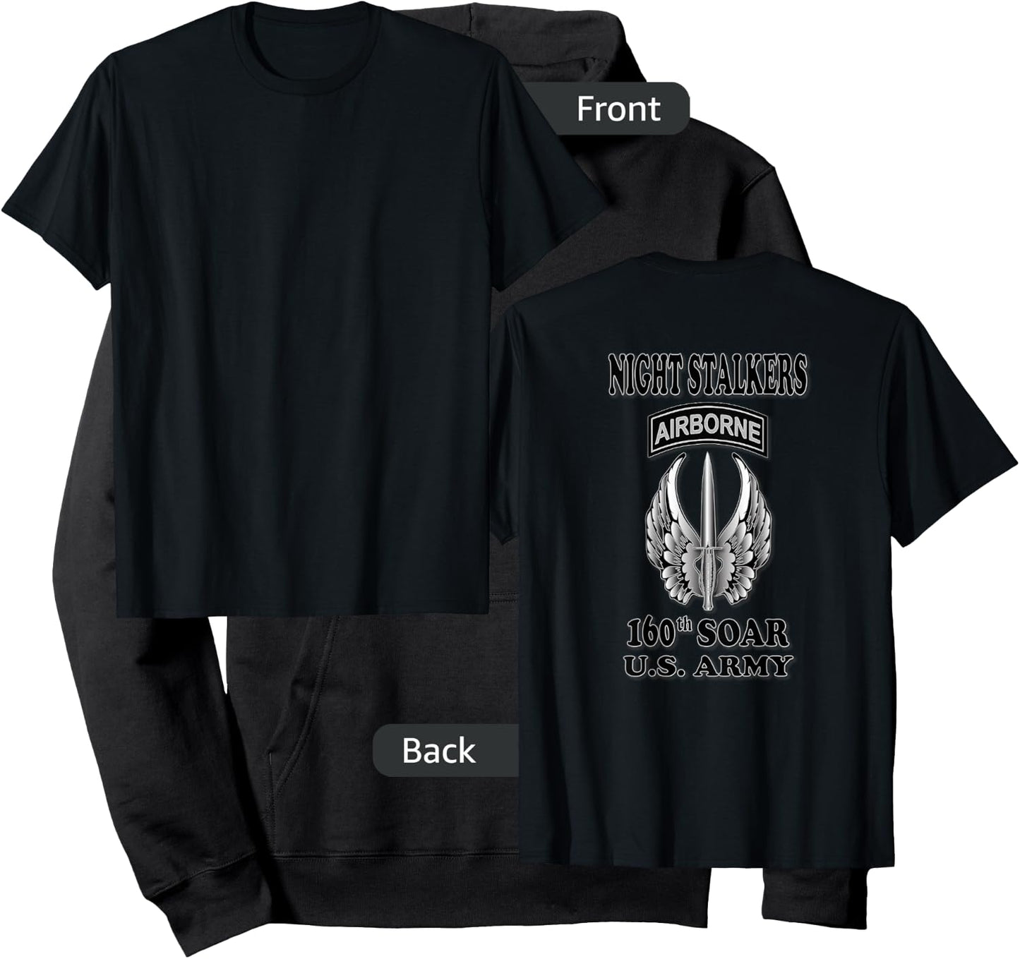 160th SOAR Night Stalkers Hoodie - Hoodie | Black