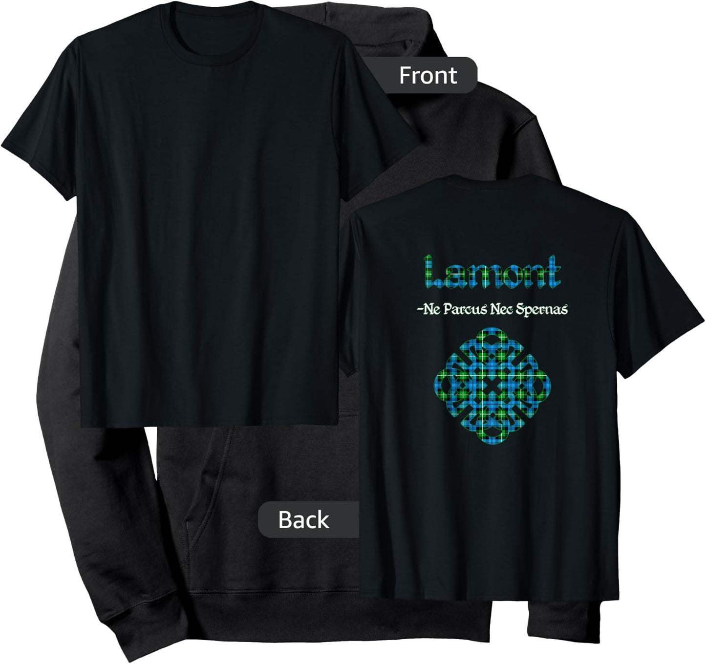 Clan Lamont Scottish Pride Hoodie - Hoodie | Black