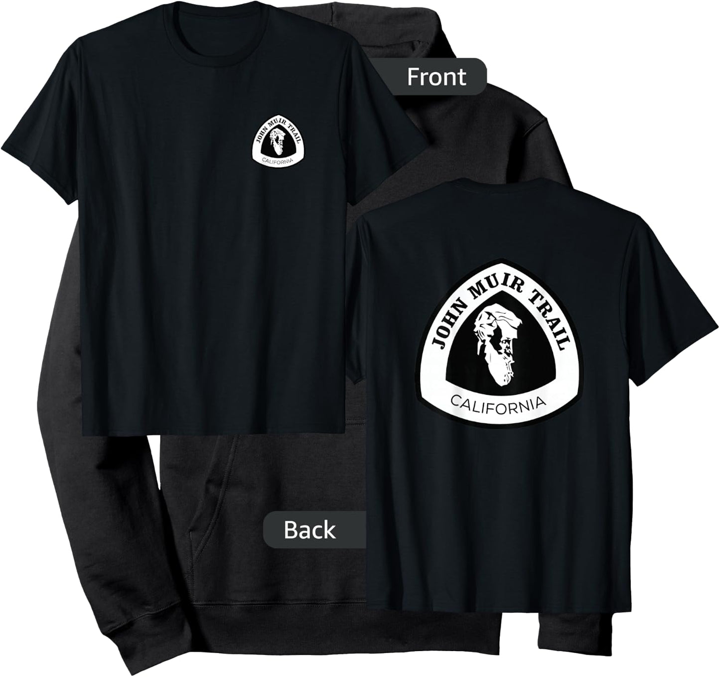 DOUBLE SIDED SHIRT John Muir Trail Hoodie - Hoodie | Black