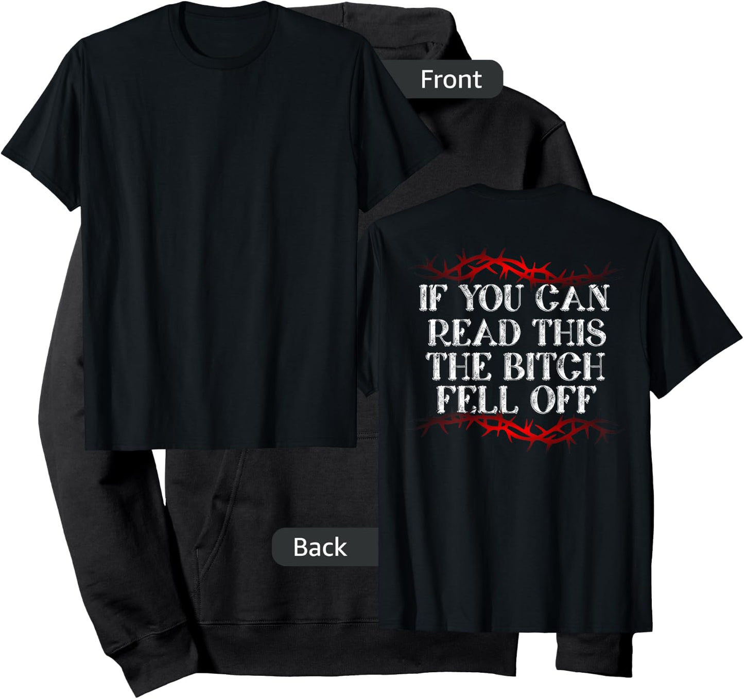 If You Can Read This The Bitch Fell Off Hoodie - Hoodie | Black