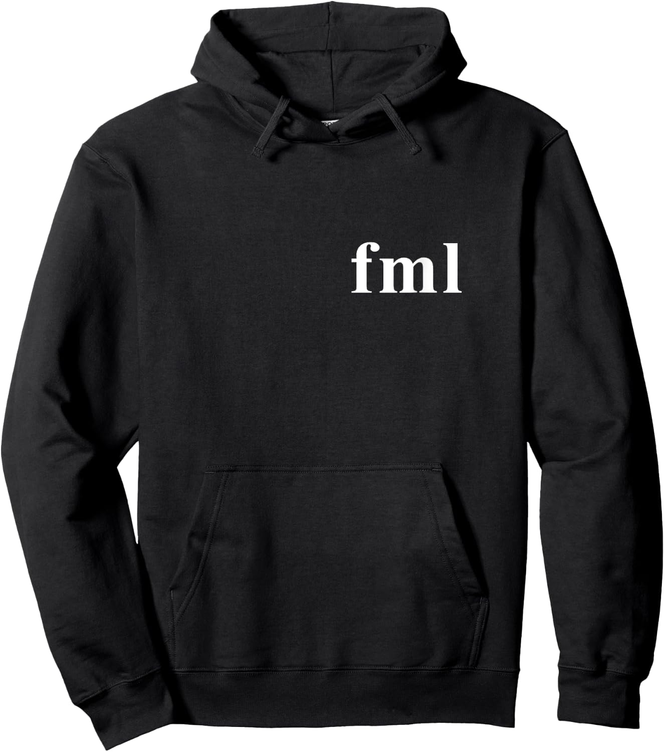 FML Fuck My Life Novelty Gift Hoodie - Hoodie | Black