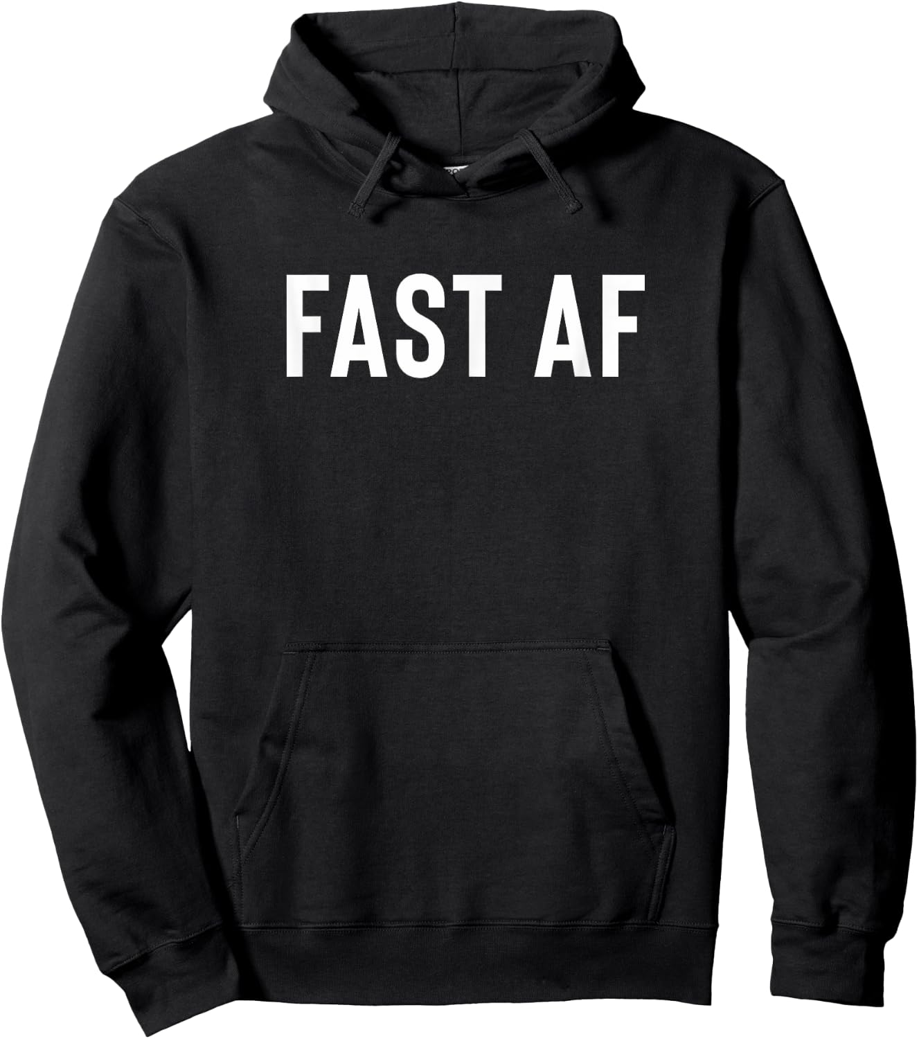 Funny Gift Fast Elite Runners Or Sprinters - Fast AF Hoodie - Hoodie | Black