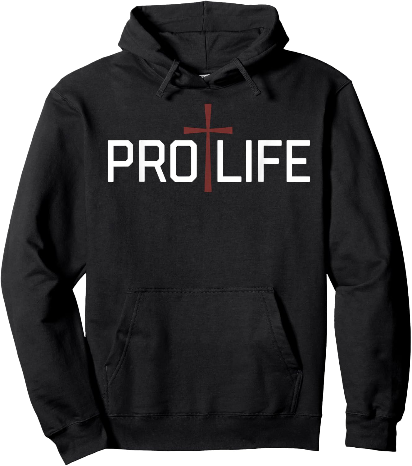 Pro Life Simple Christian Anti-Abortion Hoodie - Hoodie | Black