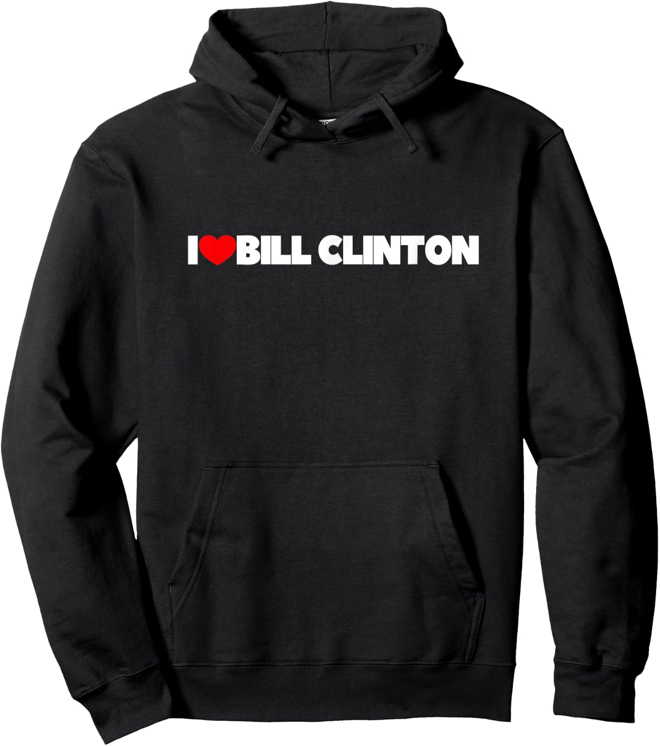 I Love (Heart) Bill Clinton Hoodie - Hoodie | Black
