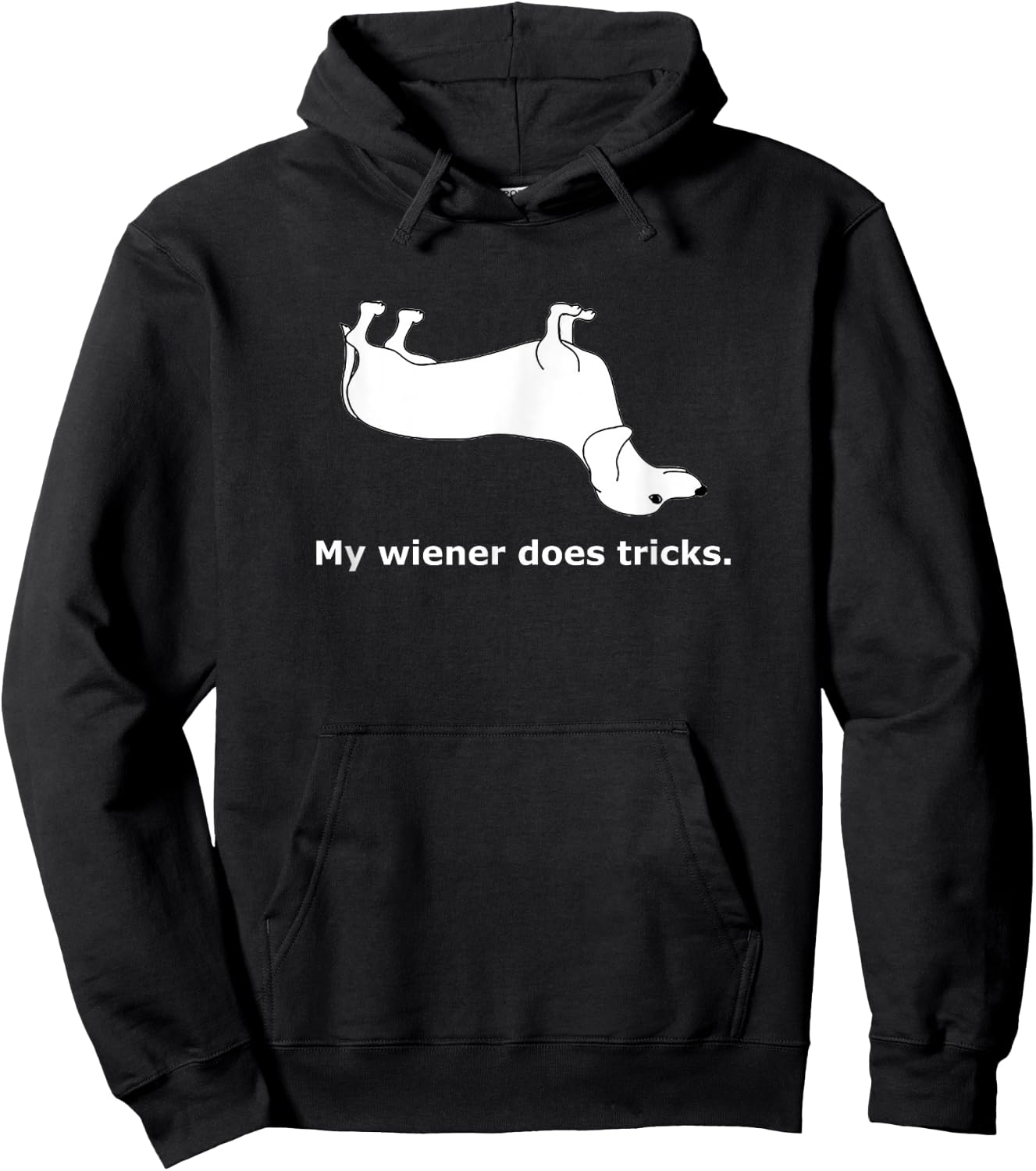 Odd-i- My Wiener Does Tricks Classic Fit Hoodie - Hoodie | Black