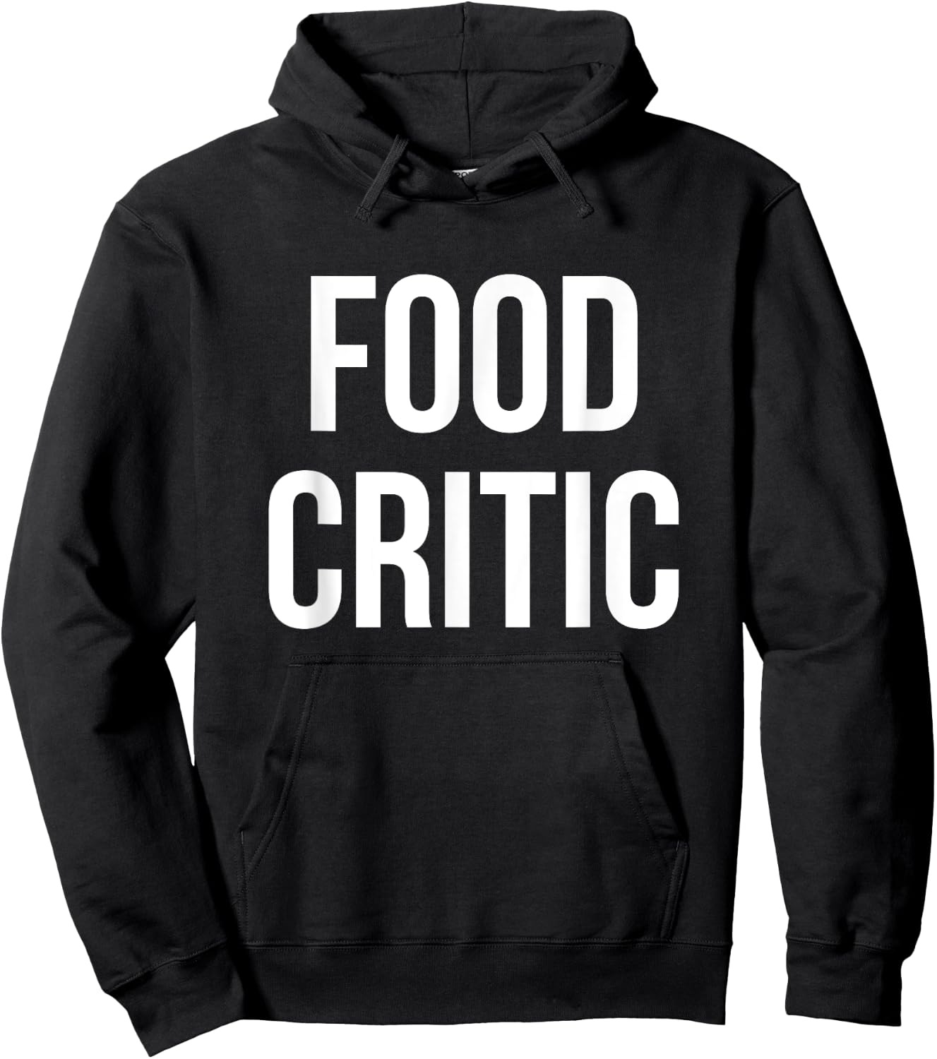 Funny Foodie - Food Critic Hoodie - Hoodie | Black