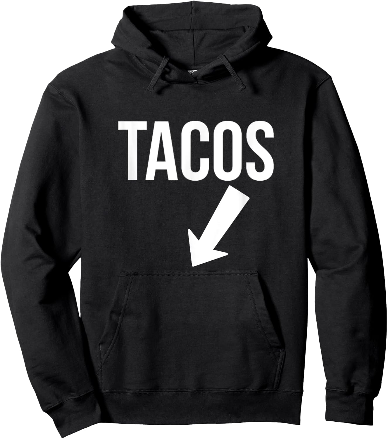 Tacos Pregnancy Announcement Matching With Baby Hoodie - Hoodie | Black