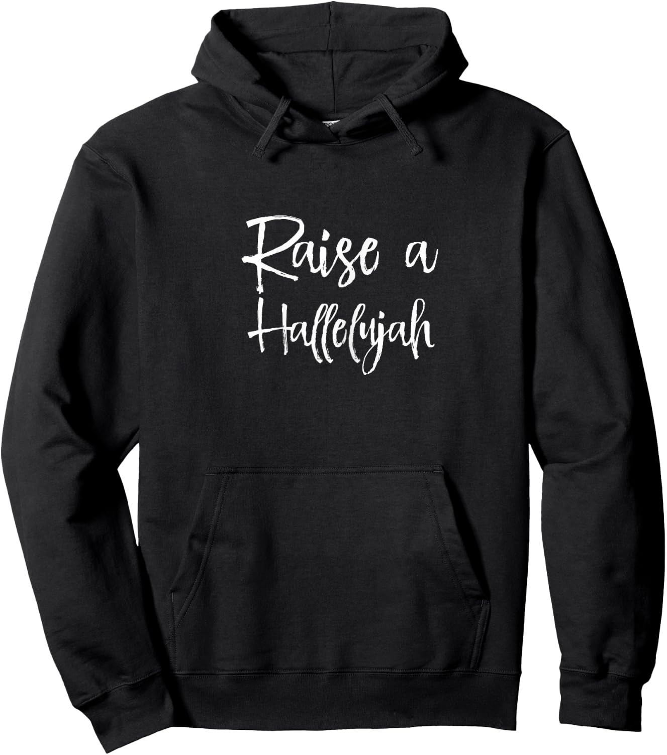 Vikkelynn Christian Quote Gifts Co. Raise a Hallelujah Christian Quote - Women's X-Small Black Short Sleeve Hoodie - Hoodie | Black