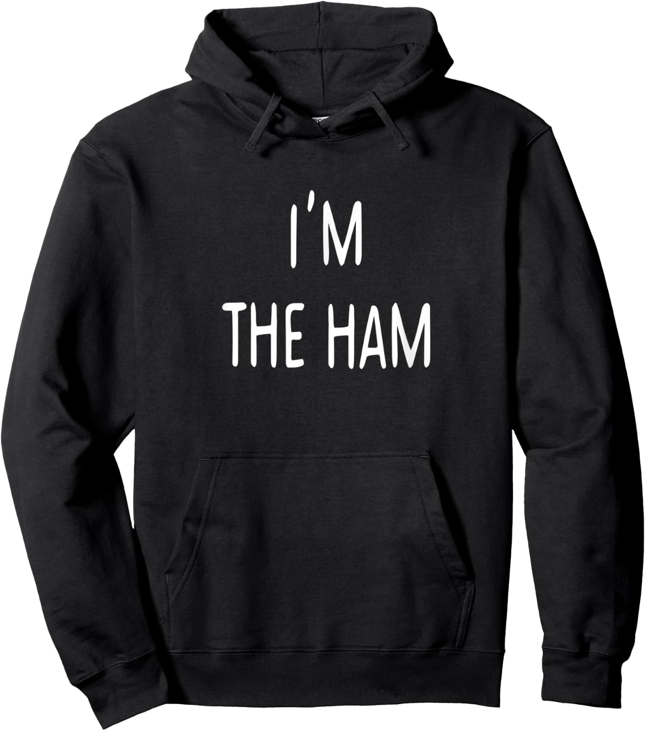 Matching Thanksgiving Couples I'm The Ham Hoodie - Hoodie | Black