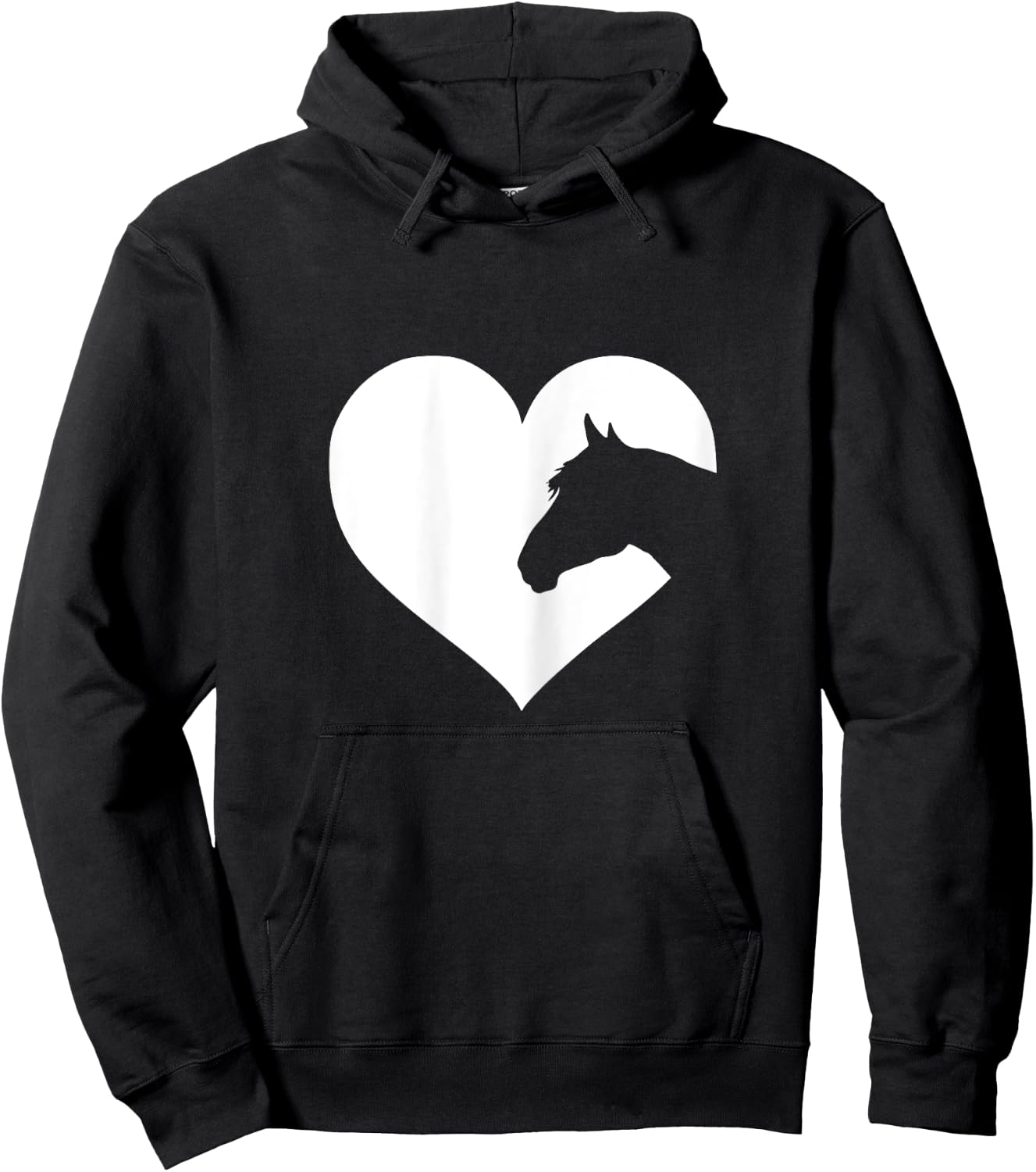 Horse lover for girls & women who love horses Hoodie - Hoodie | Black