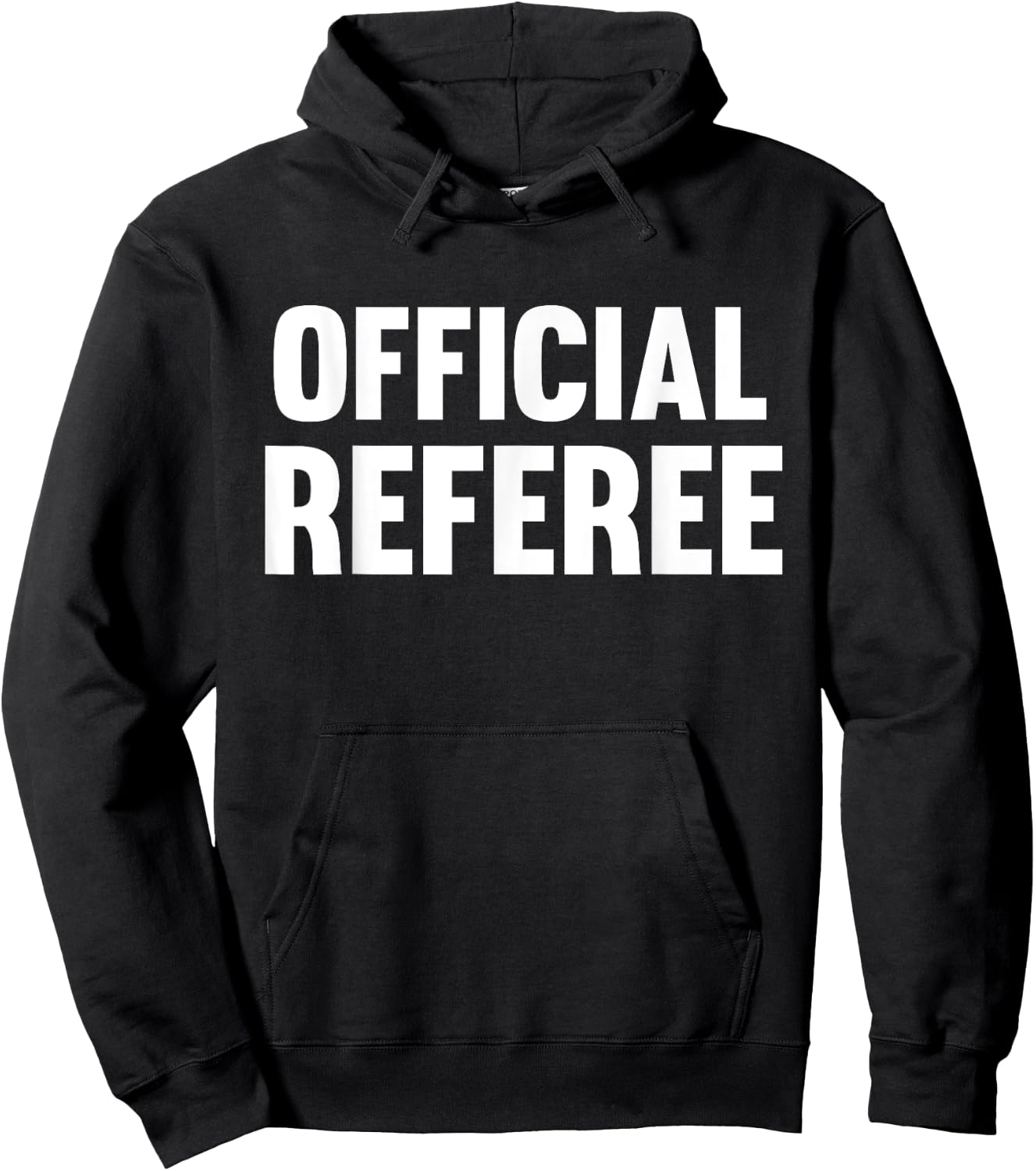 Official Referee Uniform Easy Halloween Party Costume Hoodie - Hoodie | Black