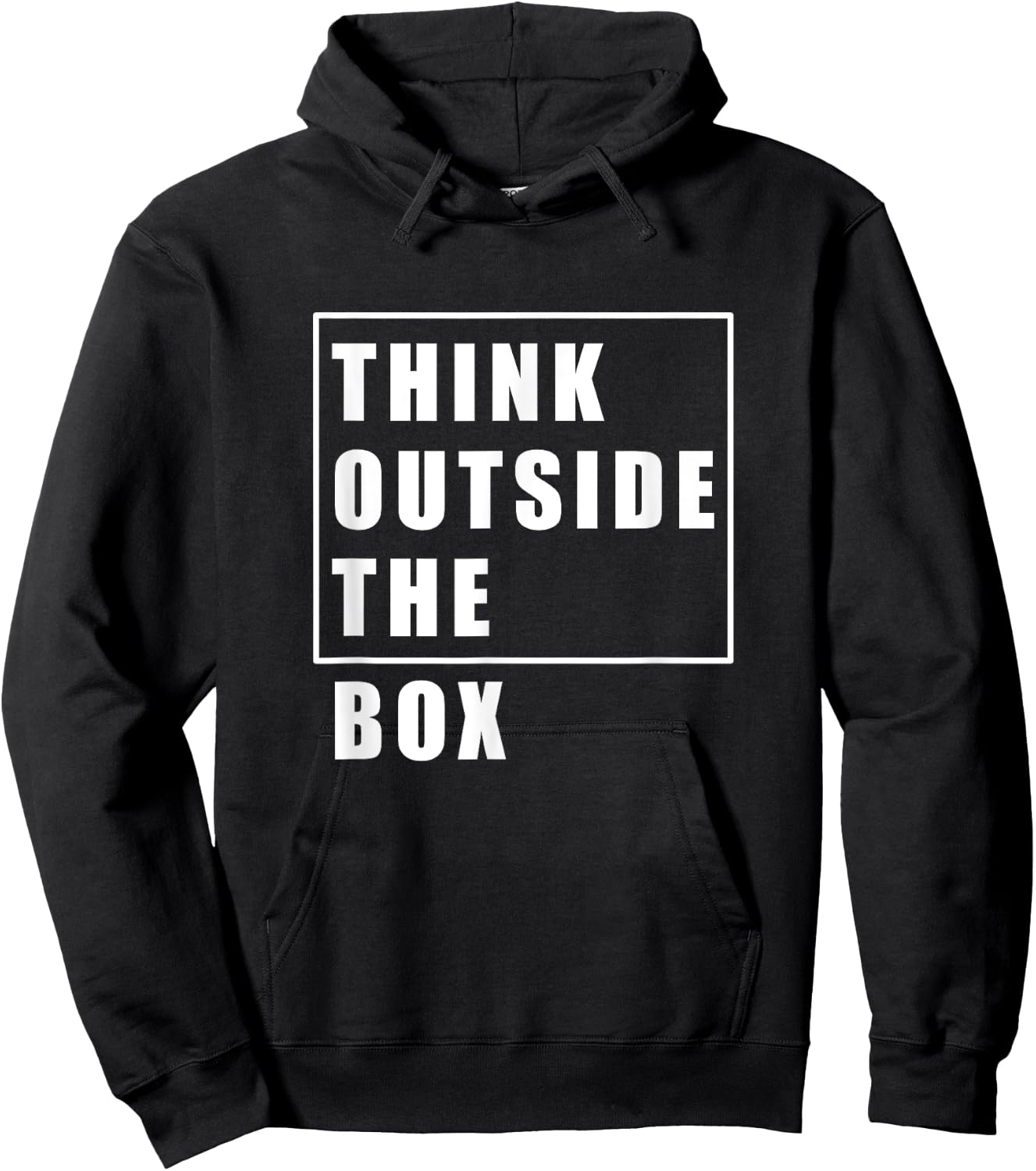 Think Outside The Box | Great Idea Hoodie - Hoodie | Black