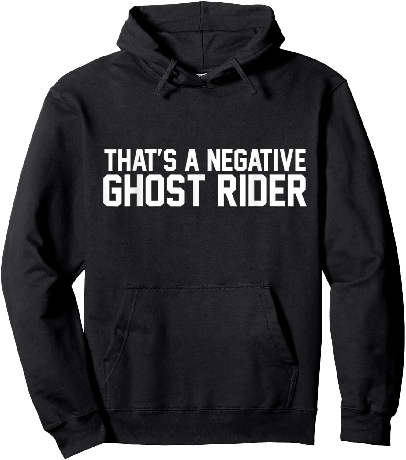 That's A Negative Ghost Rider Shirt Hoodie - Hoodie | Black