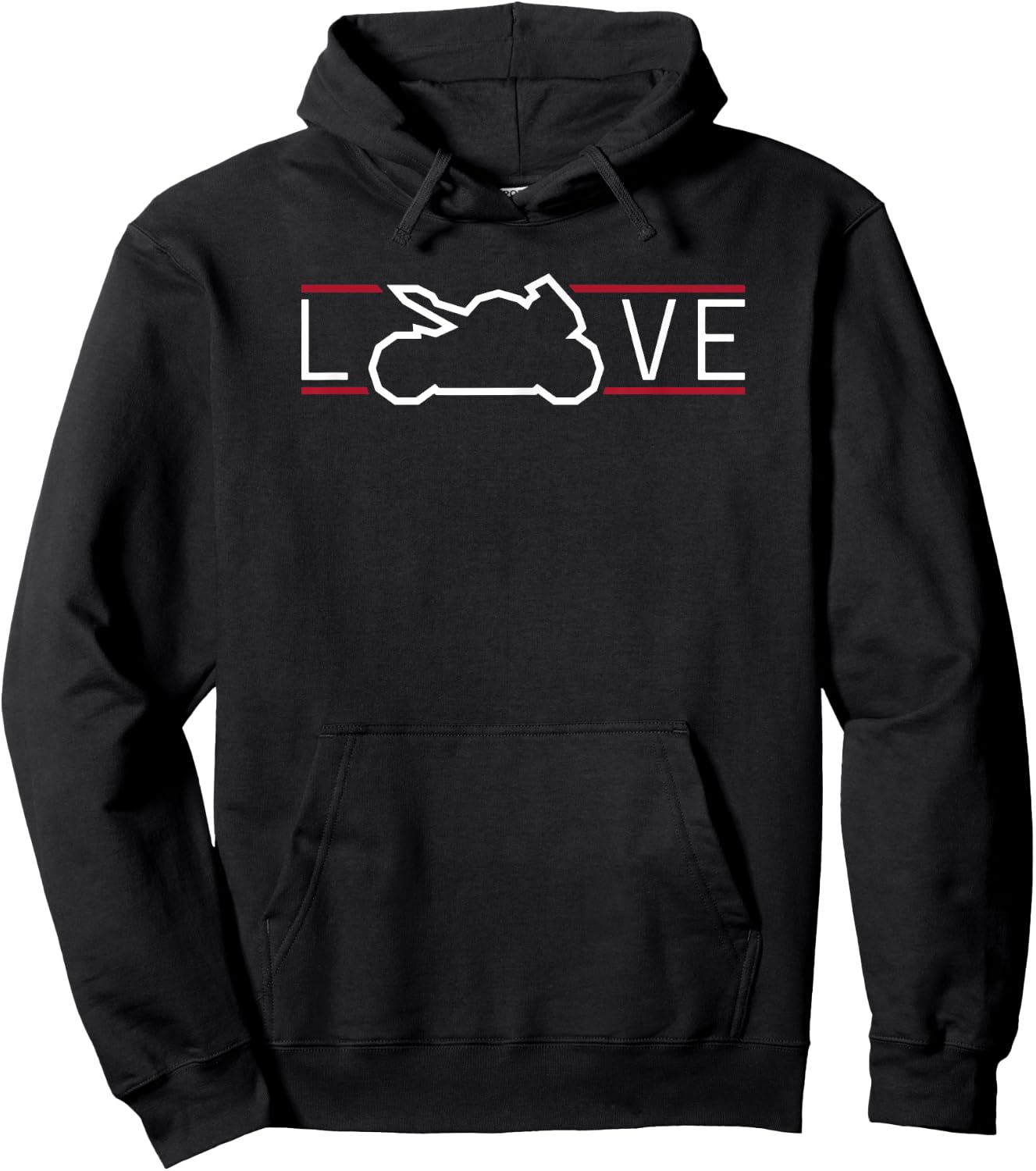 Love To Ride Race Sportbike Street Sport Bike Motorcycle Hoodie - Hoodie | Black