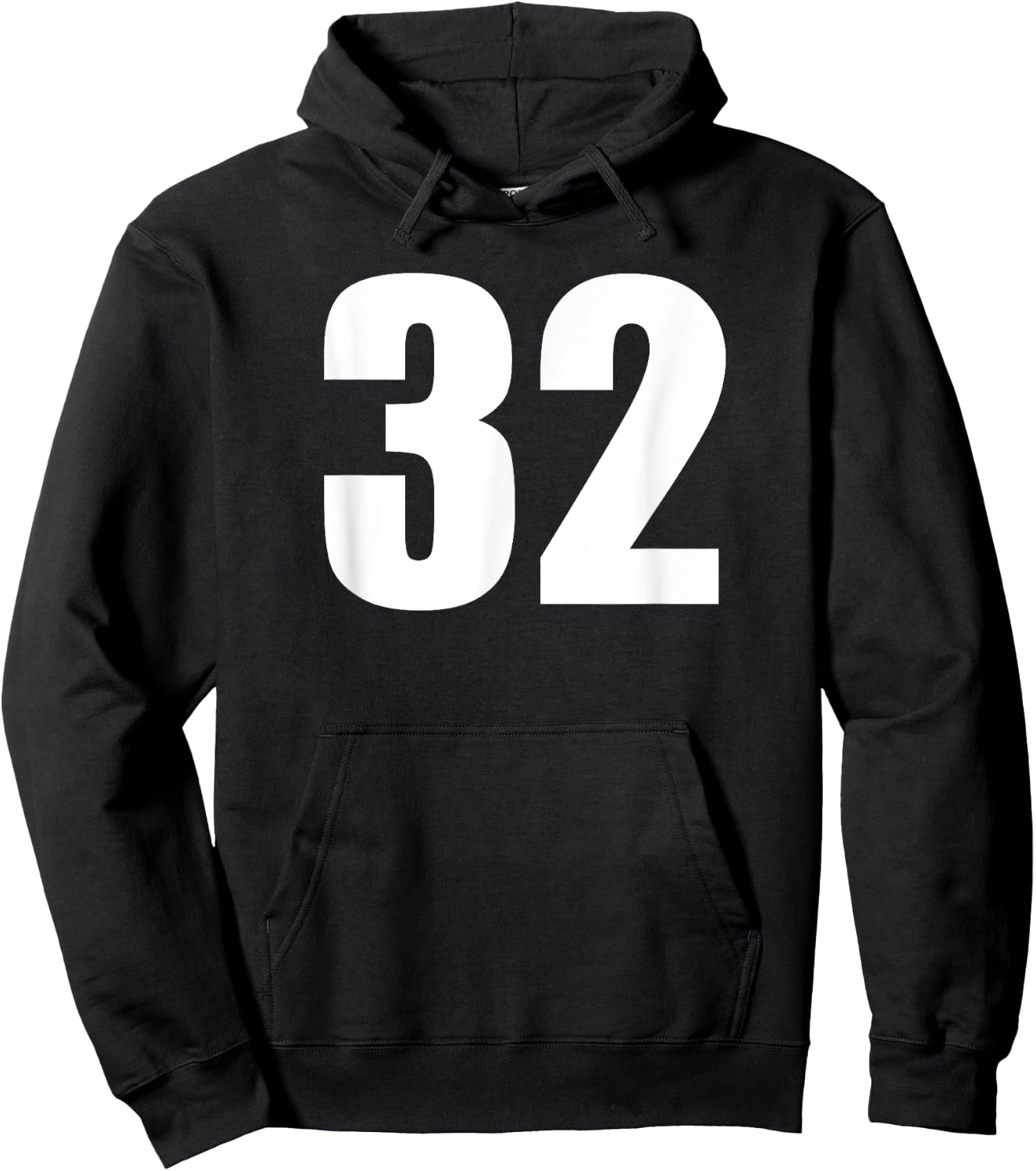 Sports Number 32 Baseball Football Soccer Basketball Shirt Hoodie - Hoodie | Black