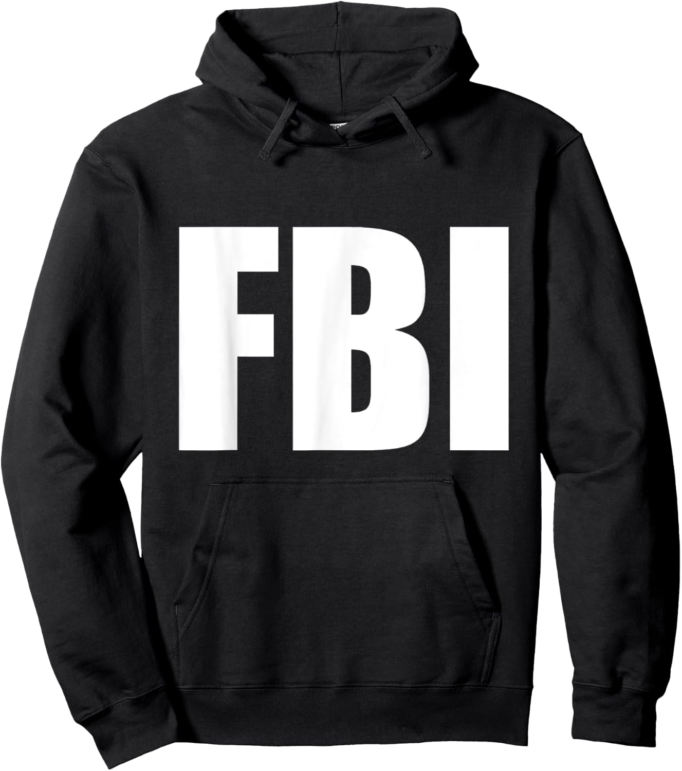 FBI Replica Agent Inspector Funny Halloween Costume Hoodie - Hoodie | Black