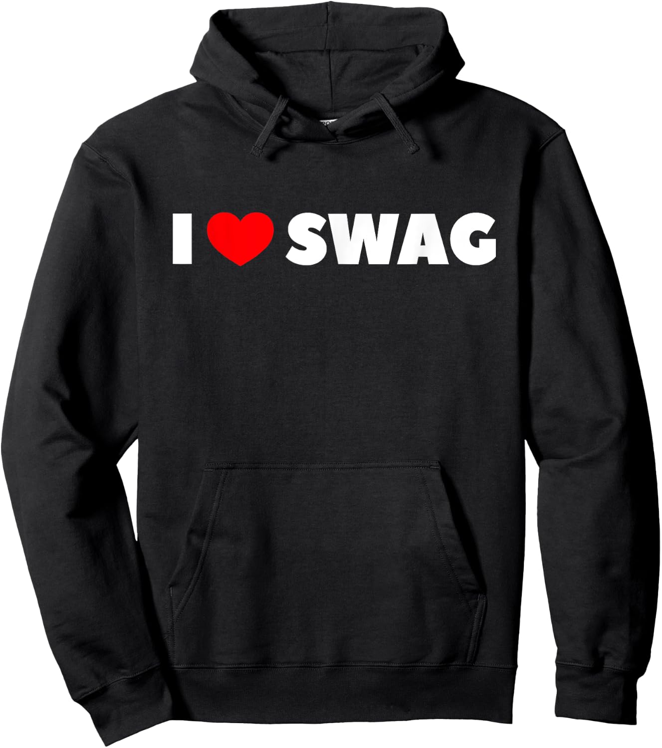 I Love (Heart) Swag Hoodie - Hoodie | Black