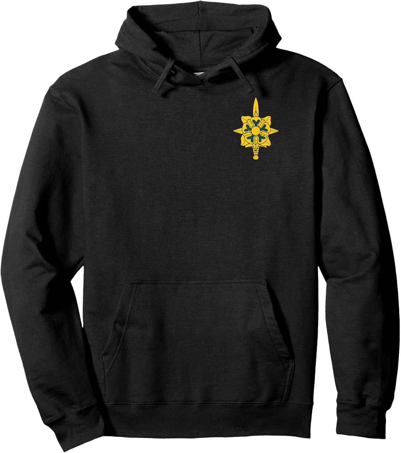 US Army Branch - Military Intelligence Corps - MI Hoodie - Hoodie | Black