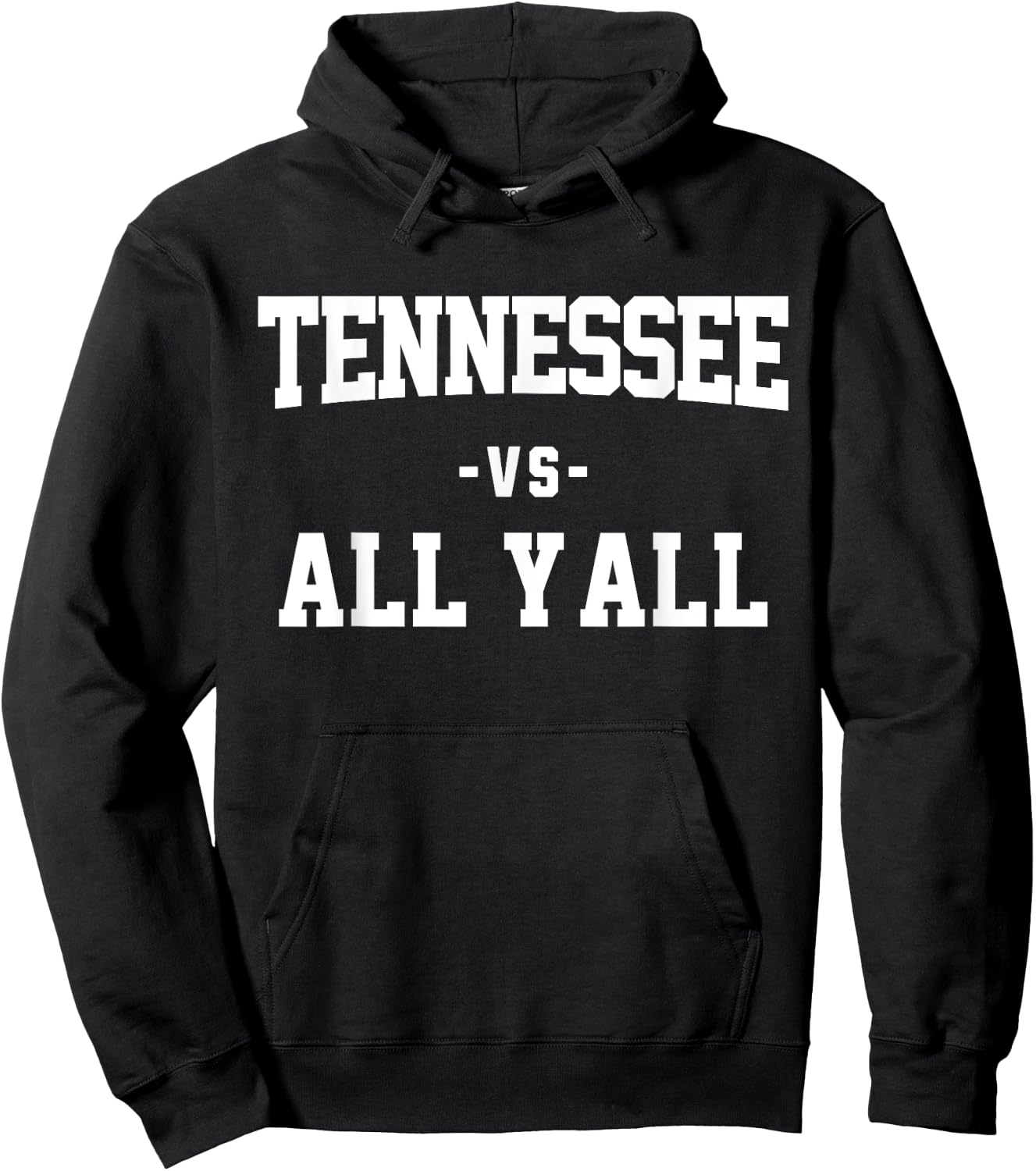 Tennessee VS All YAll Vintage Style Hoodie - Hoodie | Black