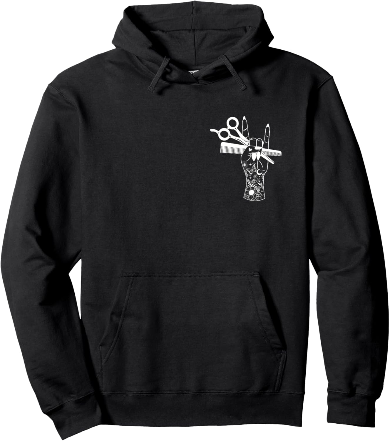 I Do All The Hot Girls Hair Hairdresser Hairstylist Hoodie - Hoodie | Black