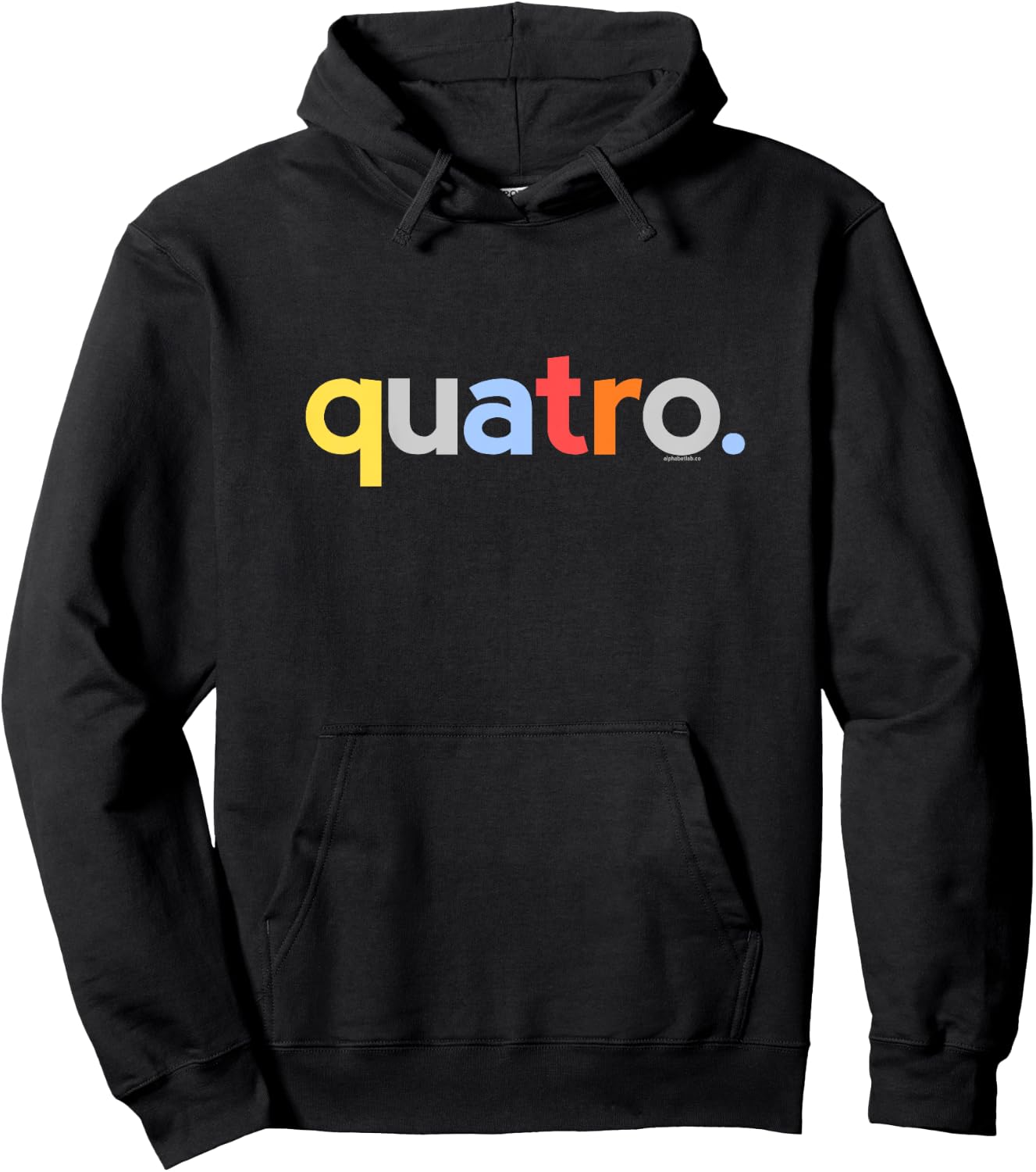Kids 4th Birthday Shirt Boy 4 Four Quatro | Portuguese Garoto Hoodie - Hoodie | Black