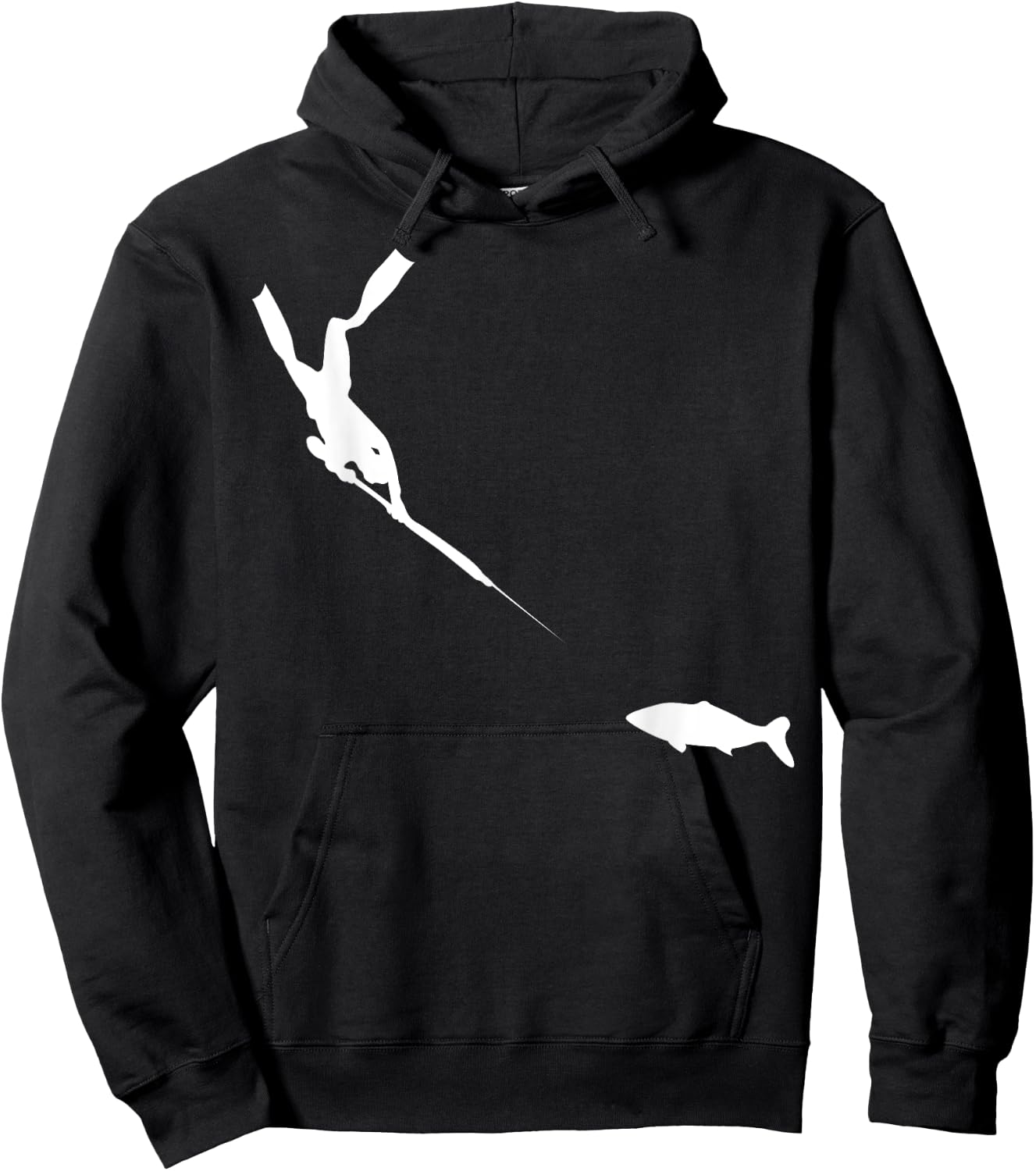 Spearfishing FreeDiver Fish Hunting Hoodie - Hoodie | Black