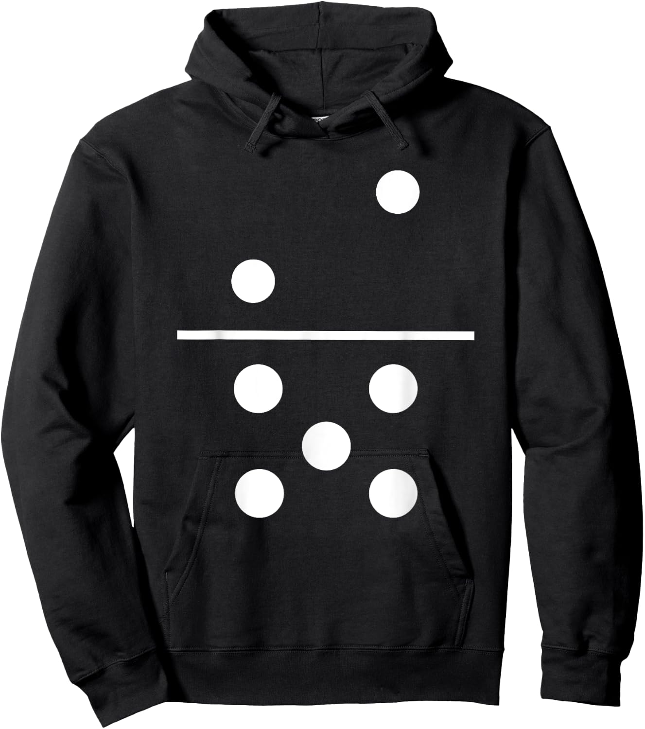 Domino 2 and 5 Matching Halloween Group Costumes 2-5 Hoodie - Hoodie | Black