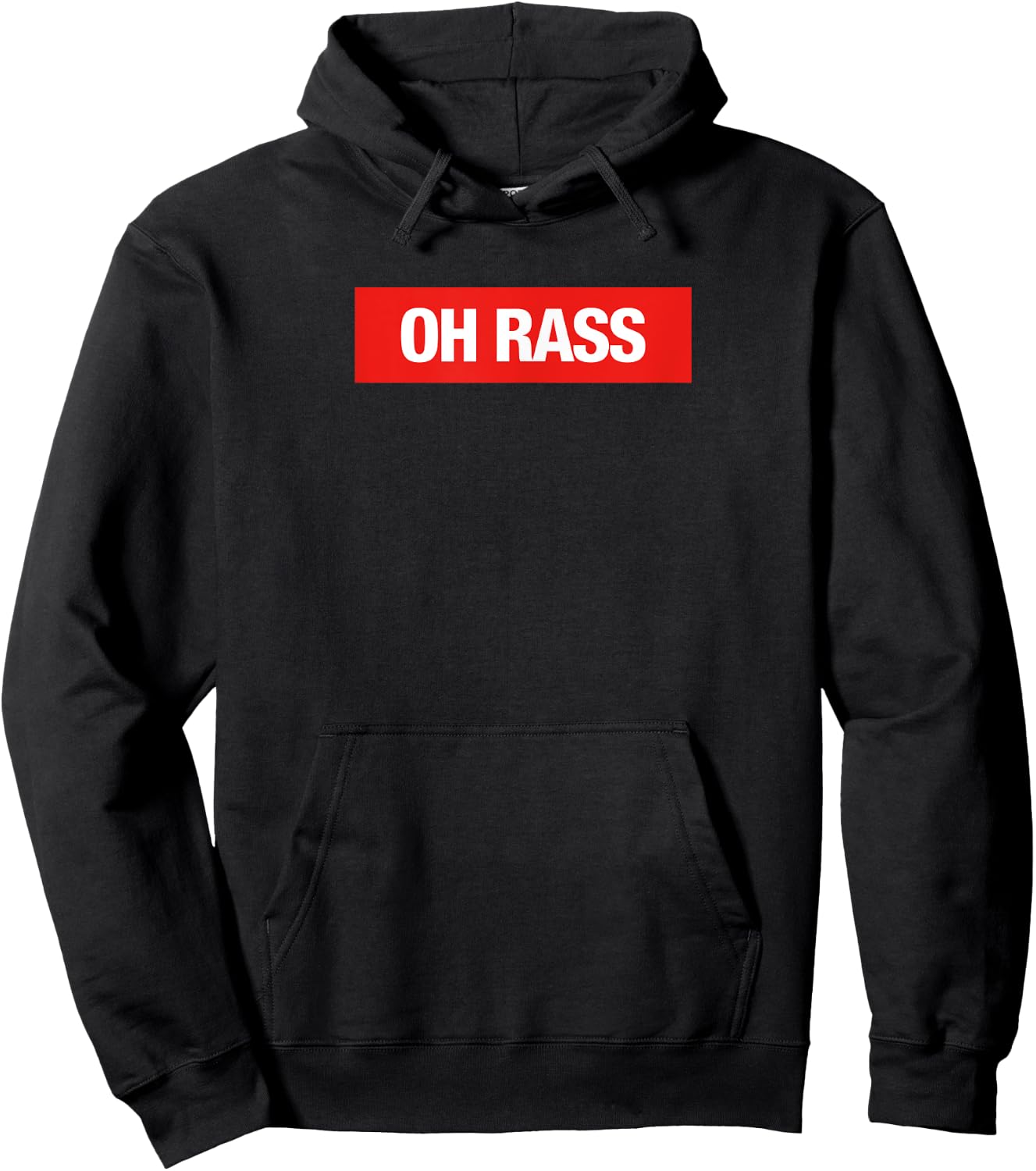 Soca Threads: Oh Rass Shirt Hoodie - Hoodie | Black