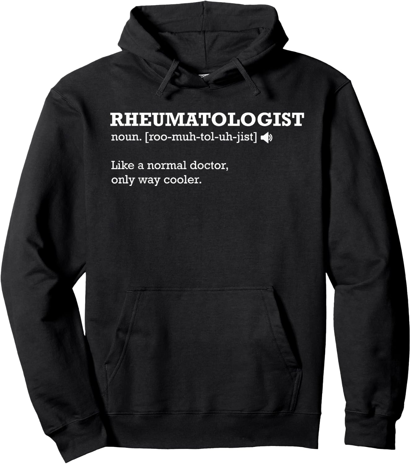 Rheumatologist Funny Definition Gift Hoodie - Hoodie | Black