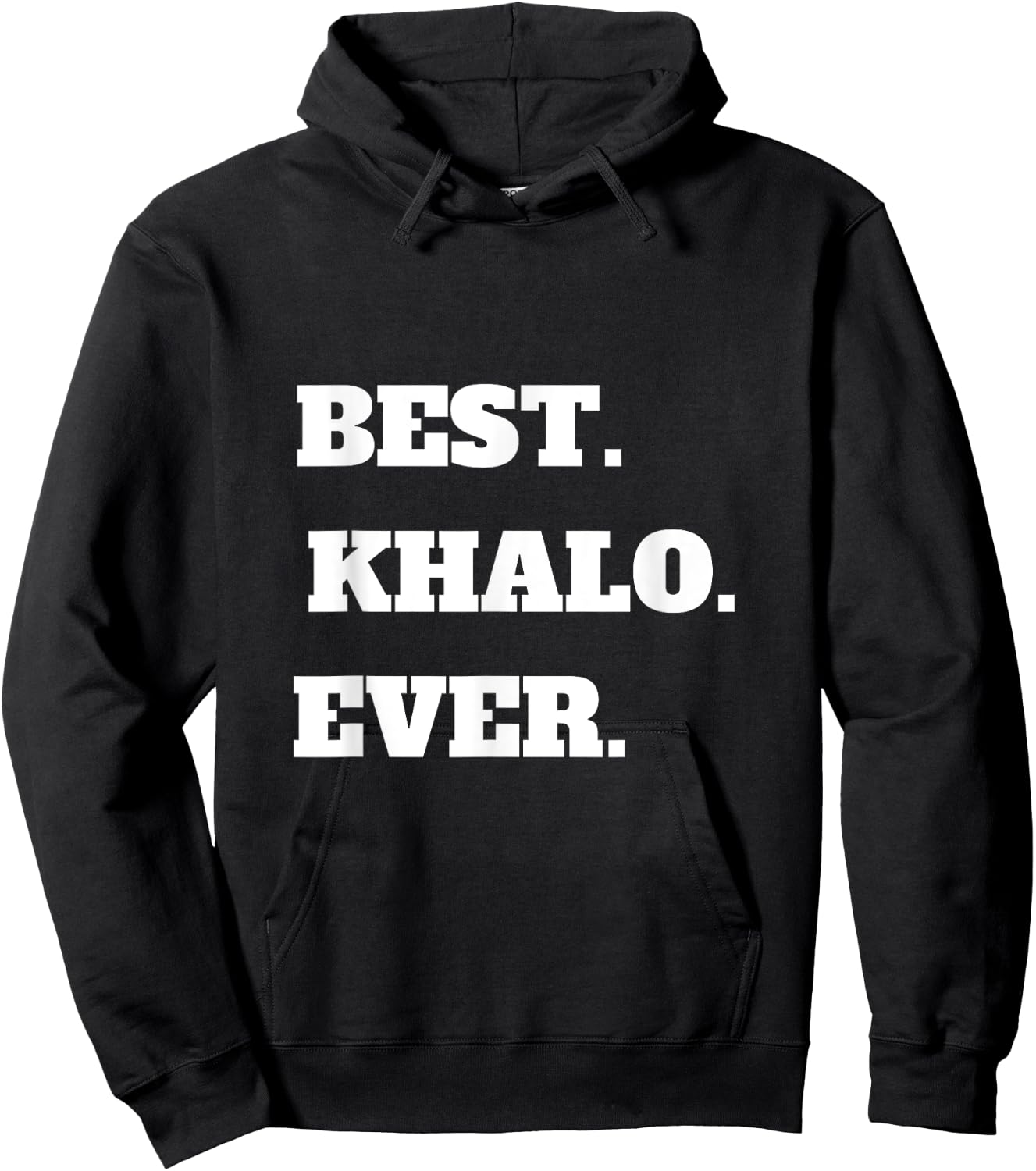 Arabic Uncle Best Khalo Uncle Ever Gift Hoodie - Hoodie | Black