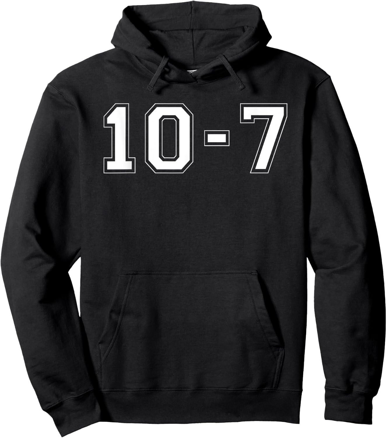 Ten Seven Police Code Out Of Service Hoodie - Hoodie | Black