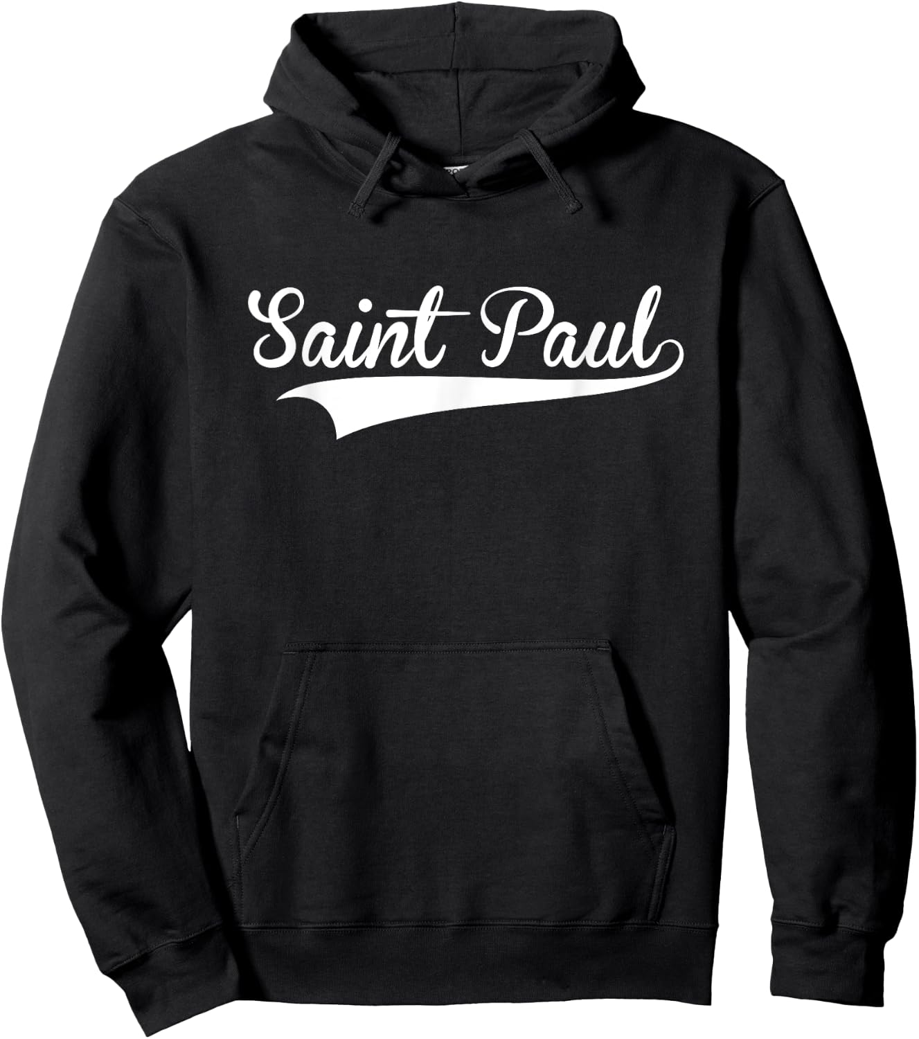 SAINT PAUL Baseball Styled Jersey Shirt Softball Hoodie - Hoodie | Black