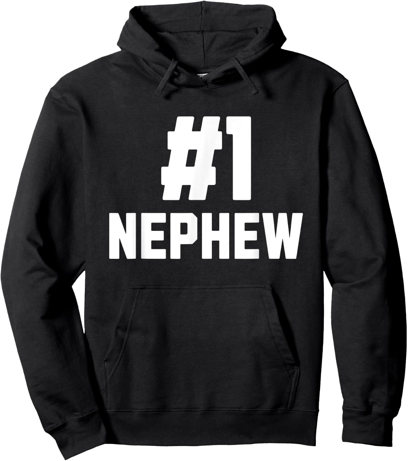 Number One Nephew Funny Family Matching Greatest #1 Nephew Hoodie - Hoodie | Black
