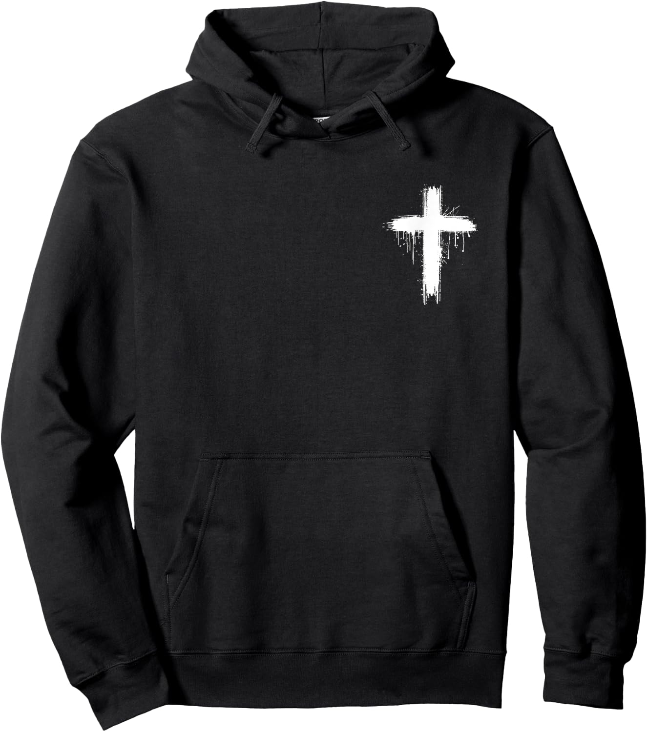 Jesus Saves John 3:16-17 Front and Back Print Christian Hoodie - Hoodie | Black