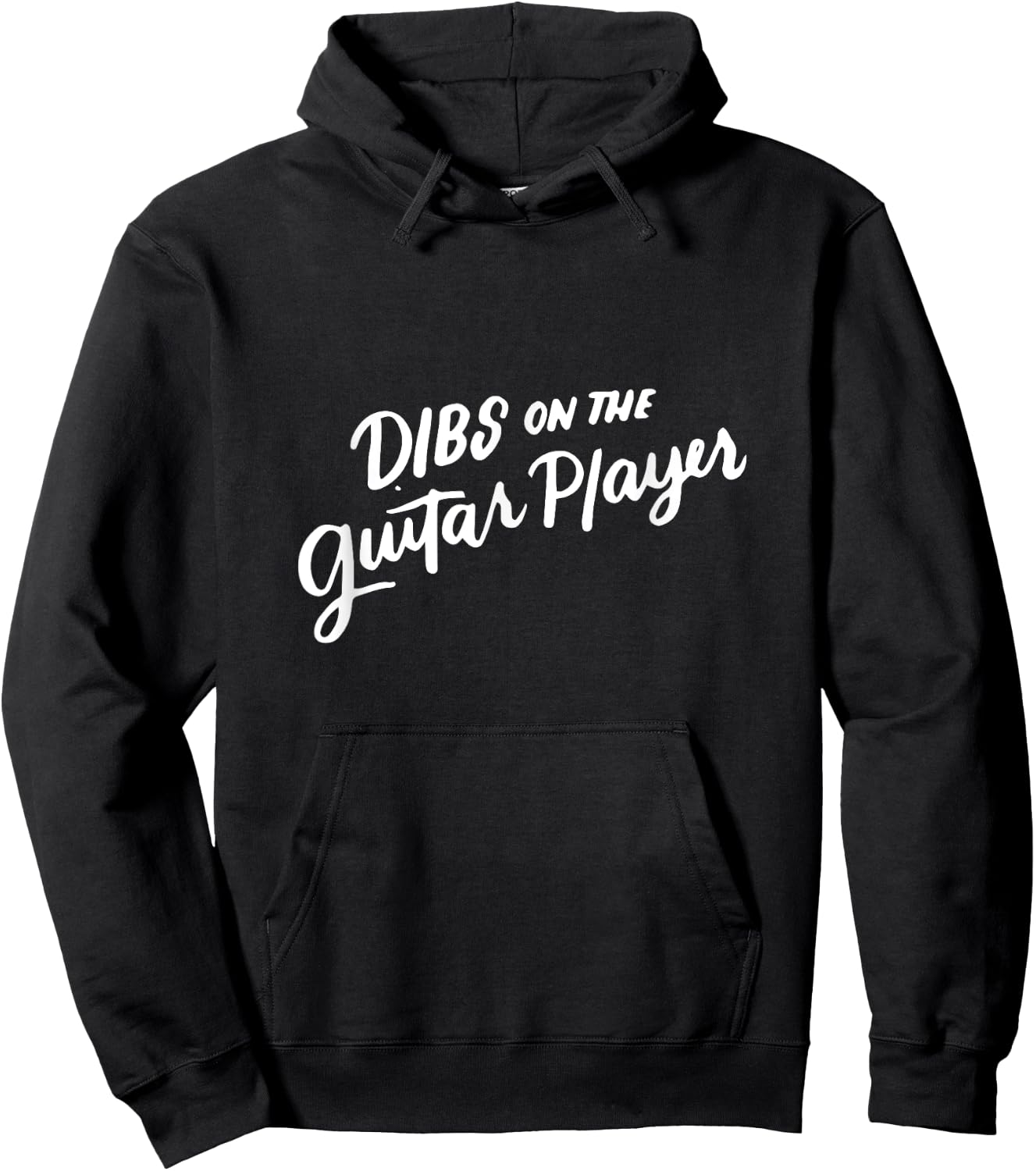 Dibs on the Guitar Player, Funny Band Wife Gifts Women Hoodie - Hoodie | Black