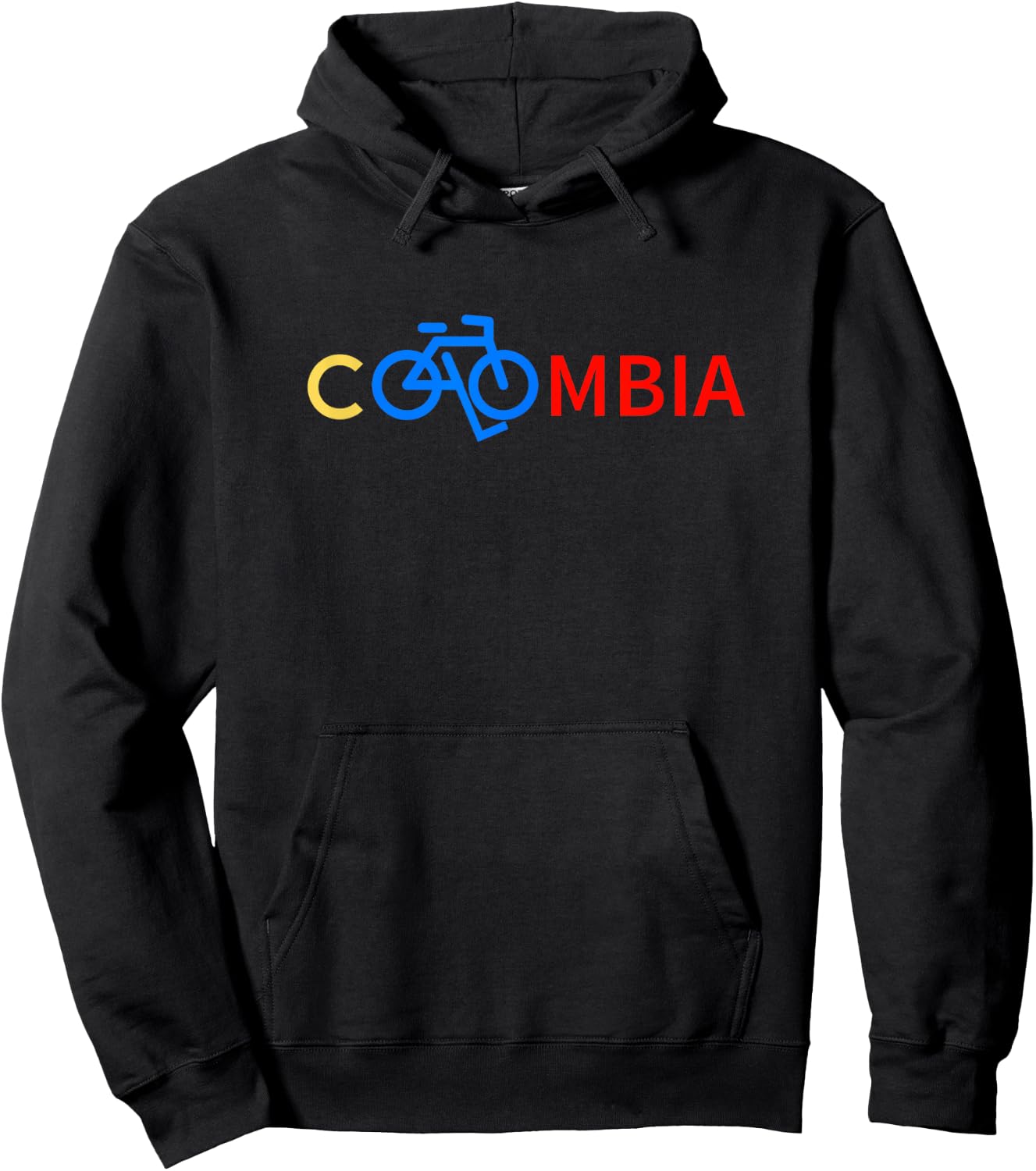 Colombia Cycling And Biking Shirt Bike Letaras Pass Bicycle Hoodie - Hoodie | Black