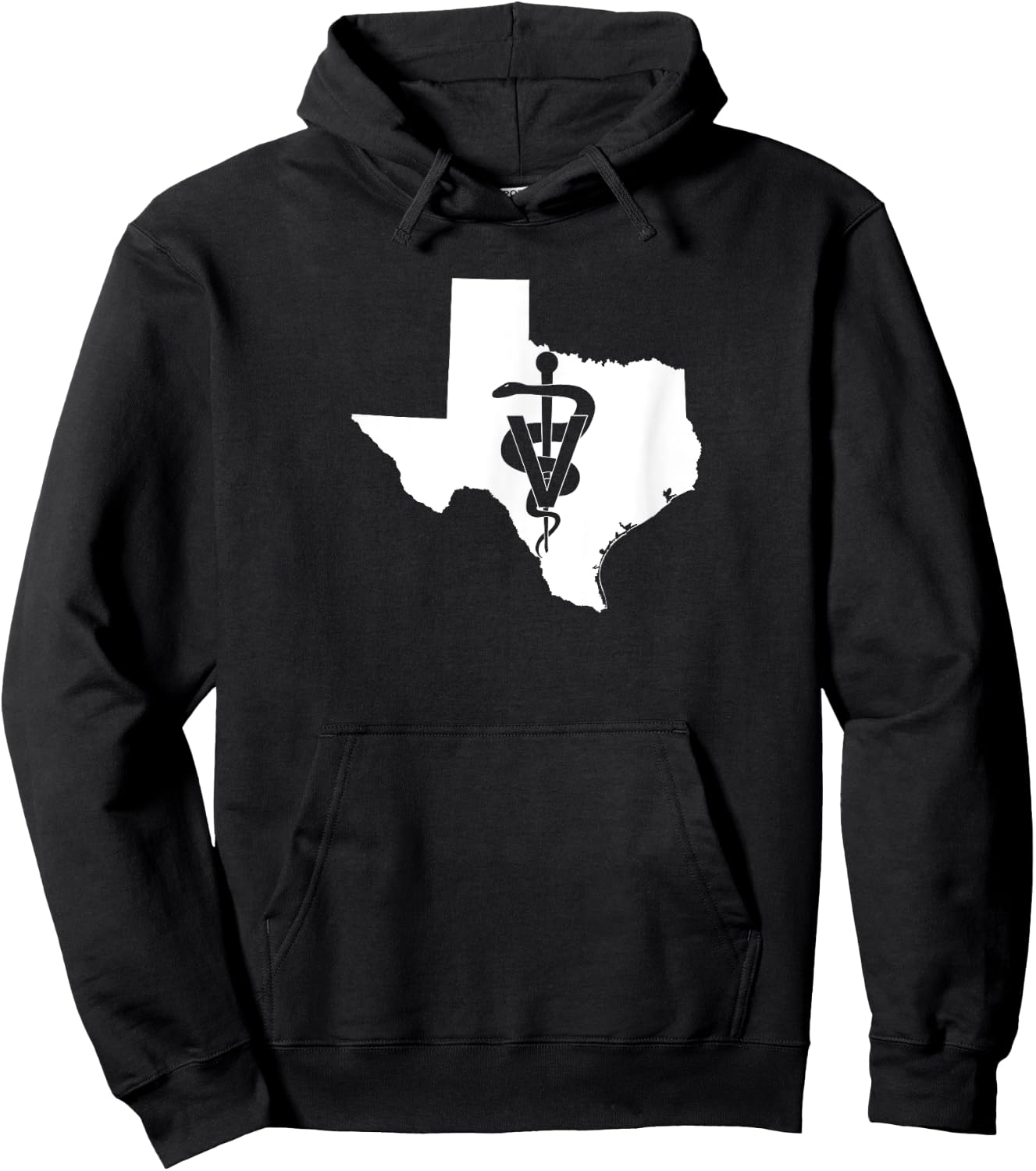 Texas Veterinary Medicine Vet Tech Clinic Hoodie - Hoodie | Black