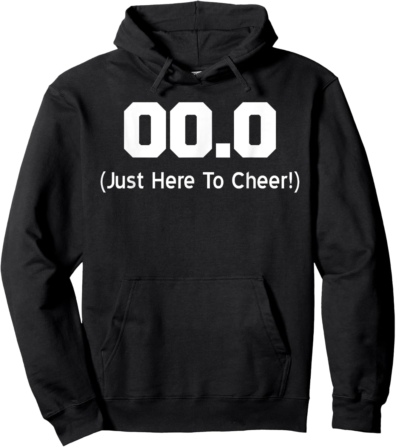 00.0 Just Here To Cheer Running Spectator Hoodie - Hoodie | Black