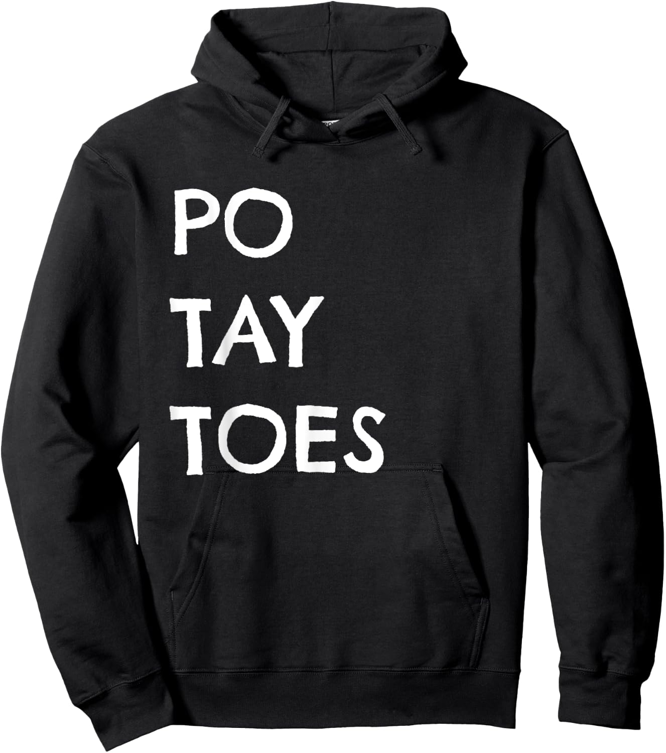 Po Tay Toes Shirt Funny Tater Taters Hoodie - Hoodie | Black