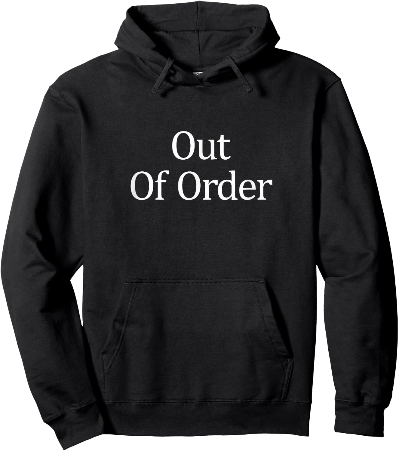 Out Of Order Hoodie - Hoodie | Black