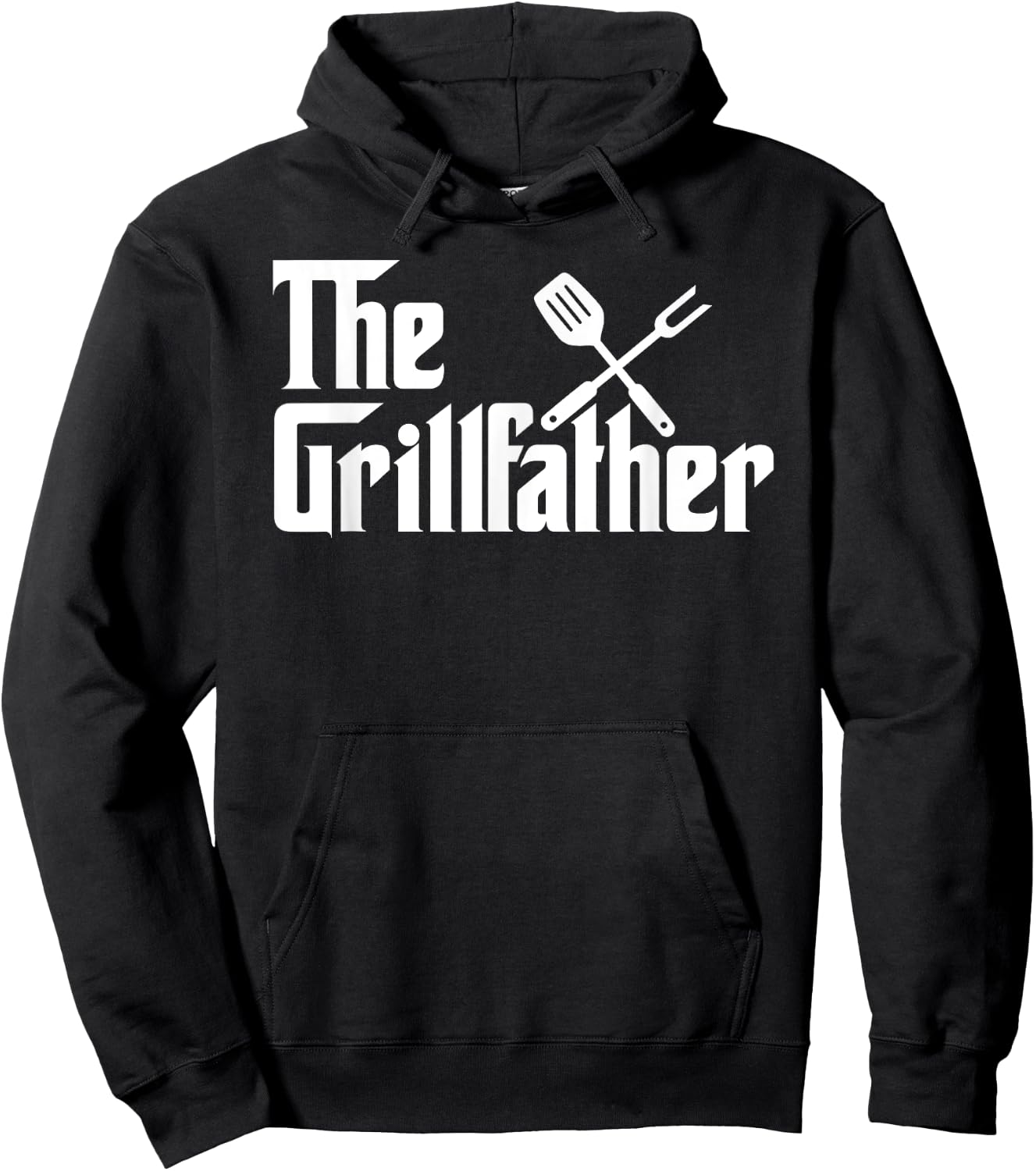 The Grillfather BBQ Grill & Smoker | Barbecue Chef Hoodie - Hoodie | Black
