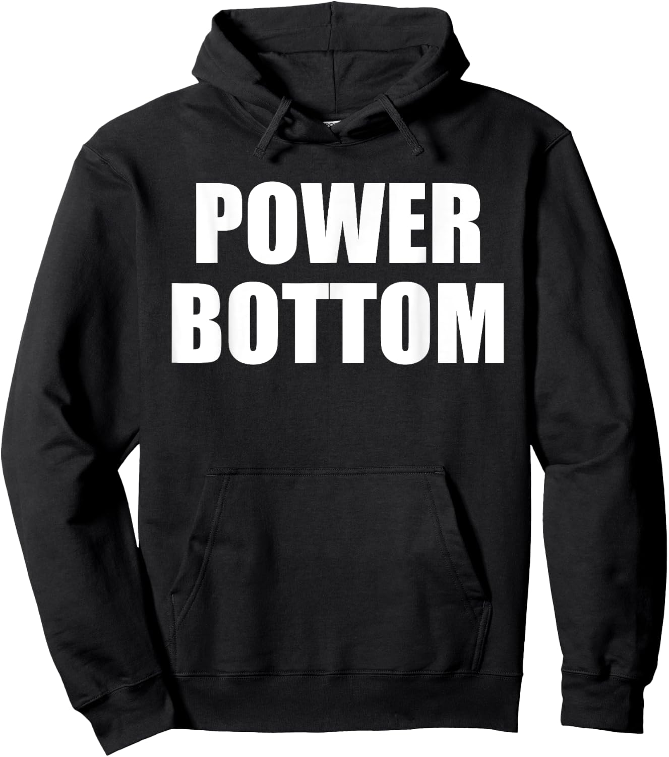 Power Bottom Hoodie - Hoodie | Black