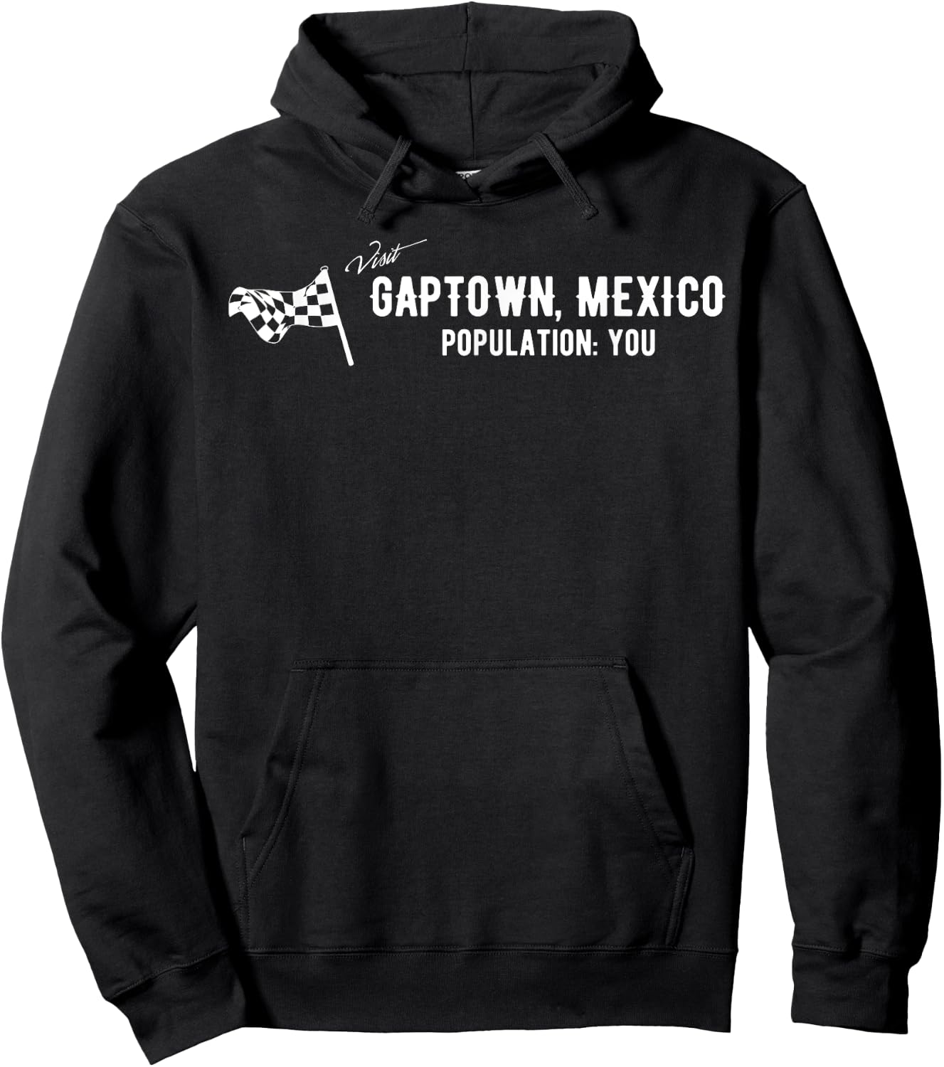 Gaptown Mexico Street Racing Car Guy or Girl Hoodie - Hoodie | Black