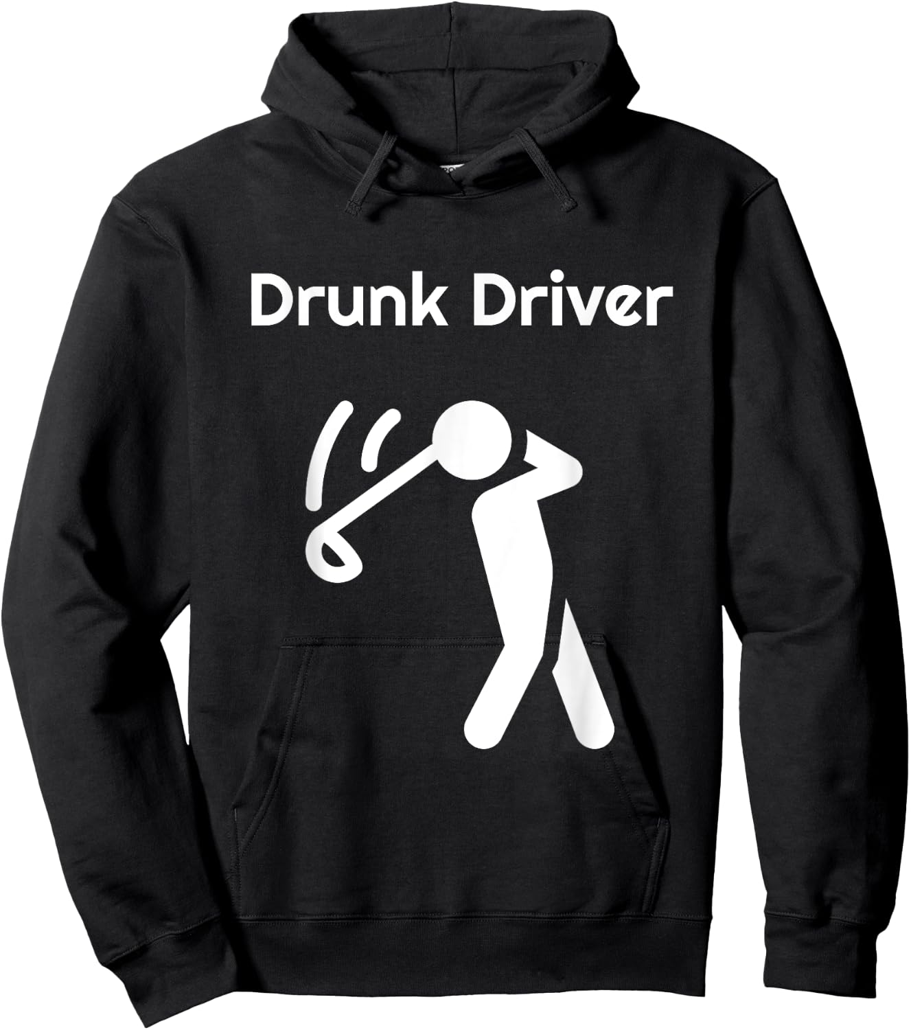 Funny Golf Drunk Driver Hoodie - Hoodie | Black