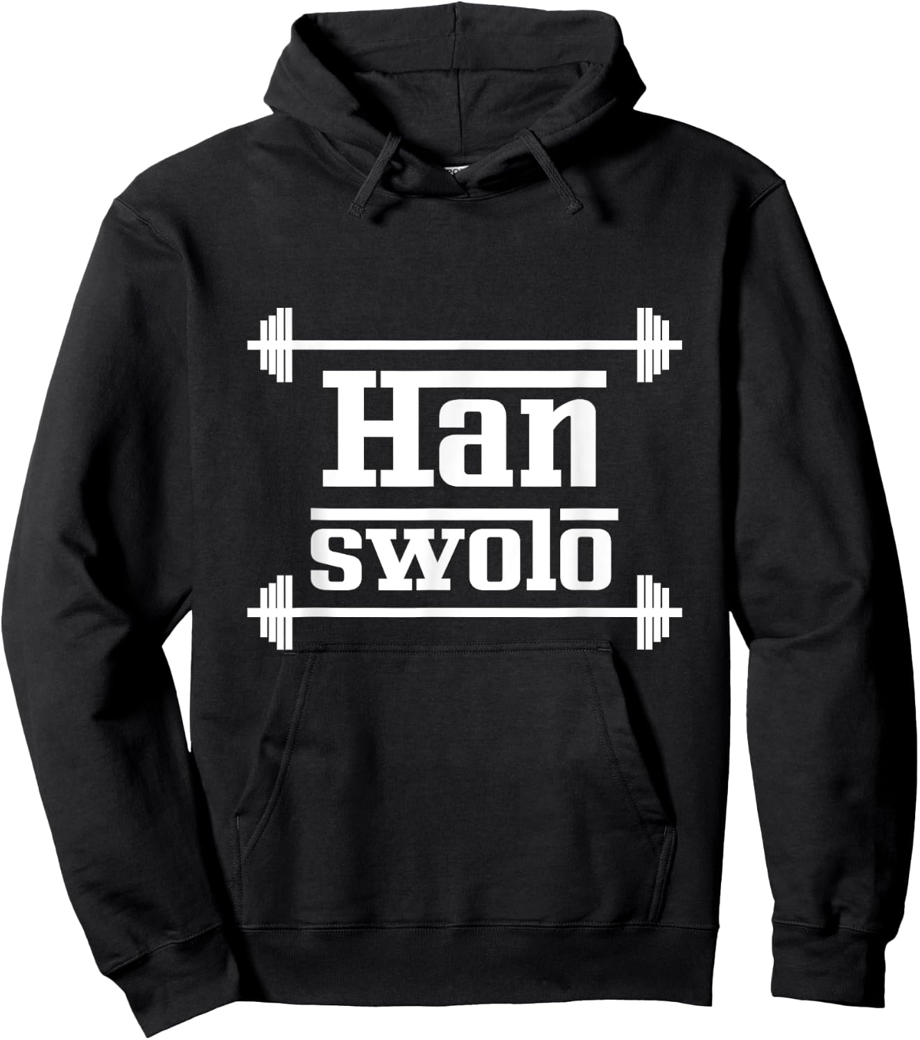 Han Swolo T Shirt Hoodie - Hoodie | Black