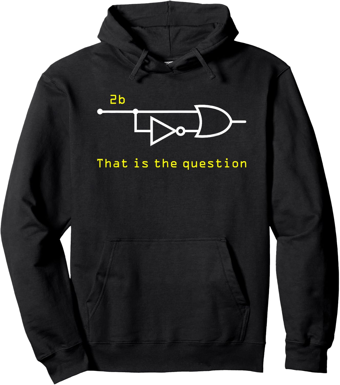 Engineer Shirt - 2b or Not 2b That Is The Question - Circuit Hoodie - Hoodie | Black